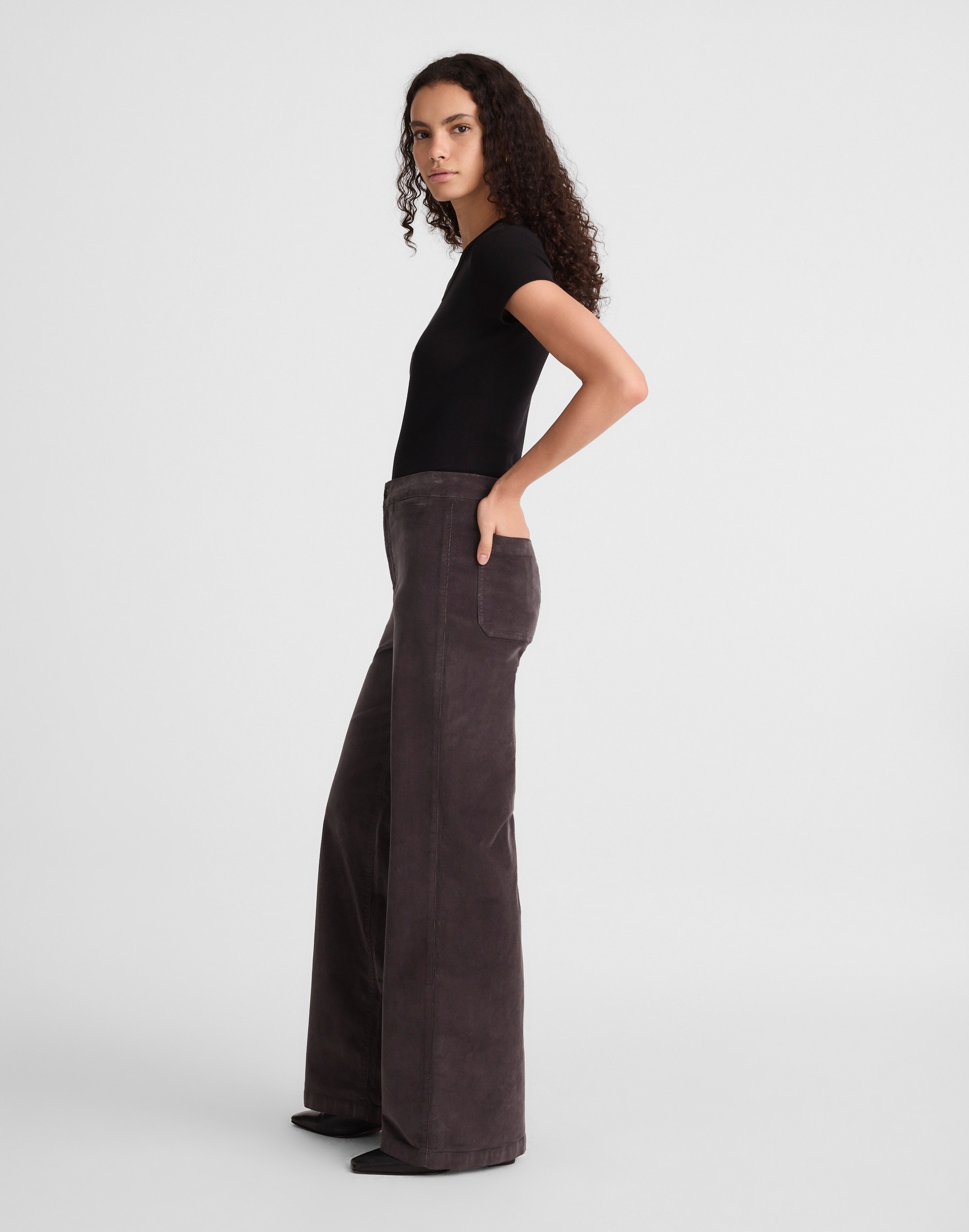 The Wide-Leg Pant in Corduroy