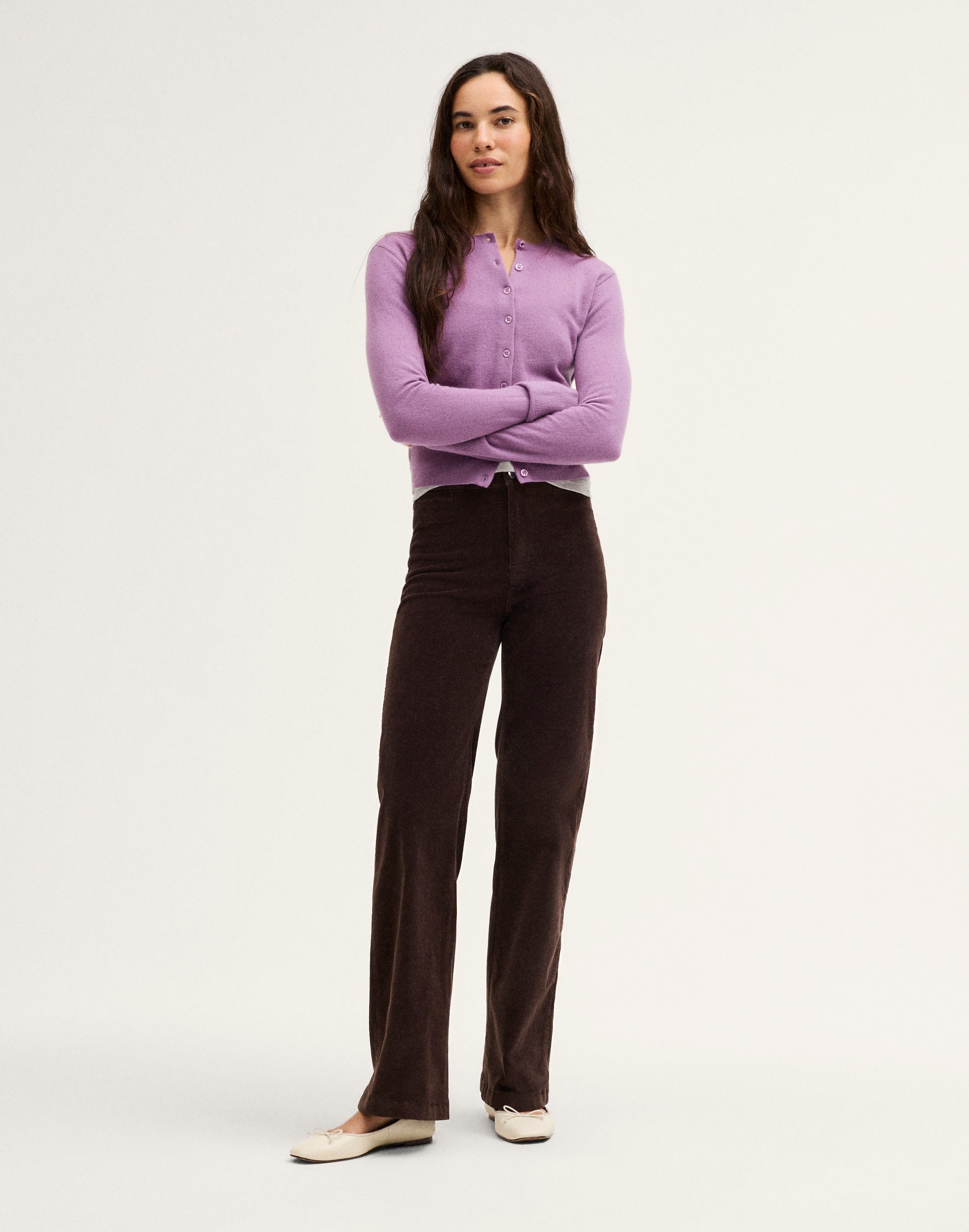 the wide-leg pant in corduroy