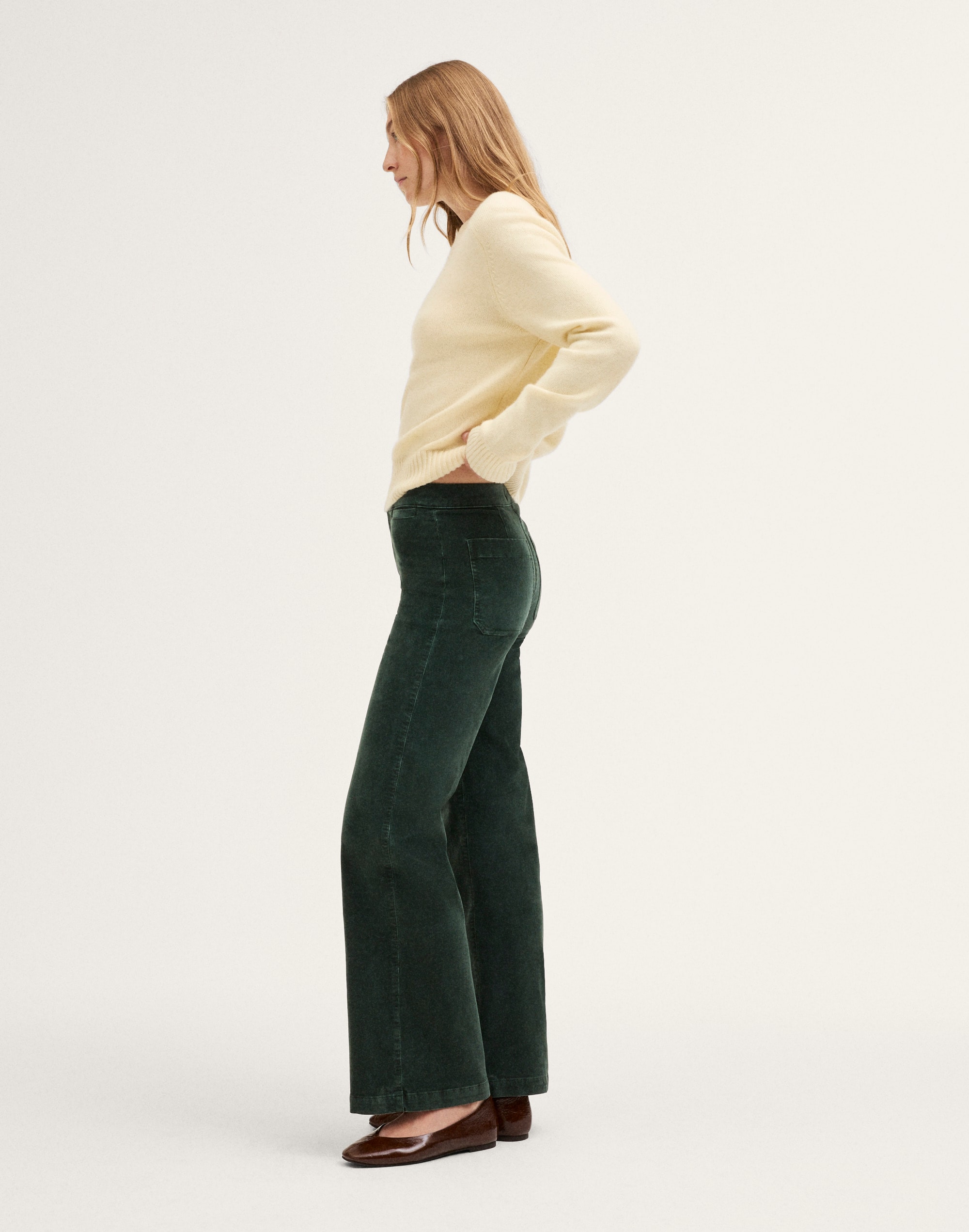 The Wide-Leg Pant in Corduroy