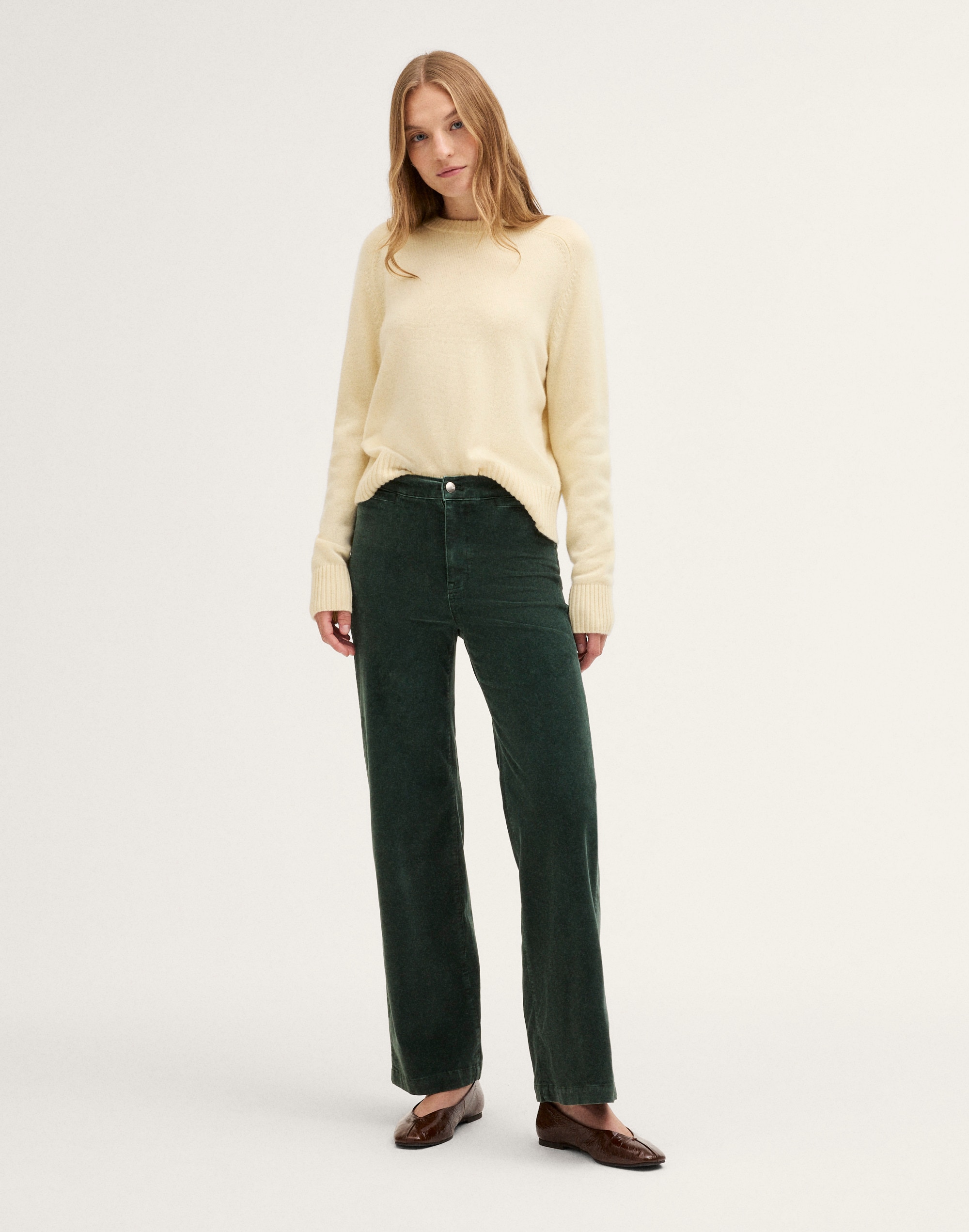 The Wide-Leg Pant in Corduroy