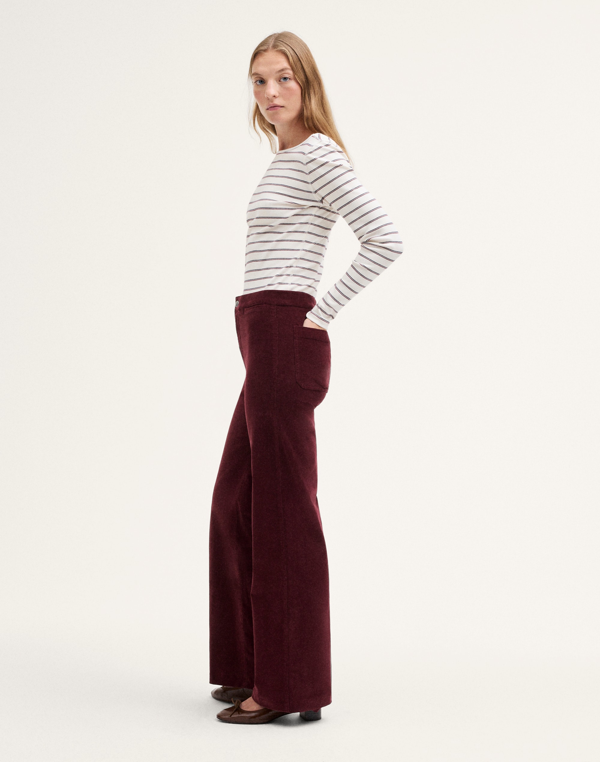 The Wide-Leg Pant in Corduroy