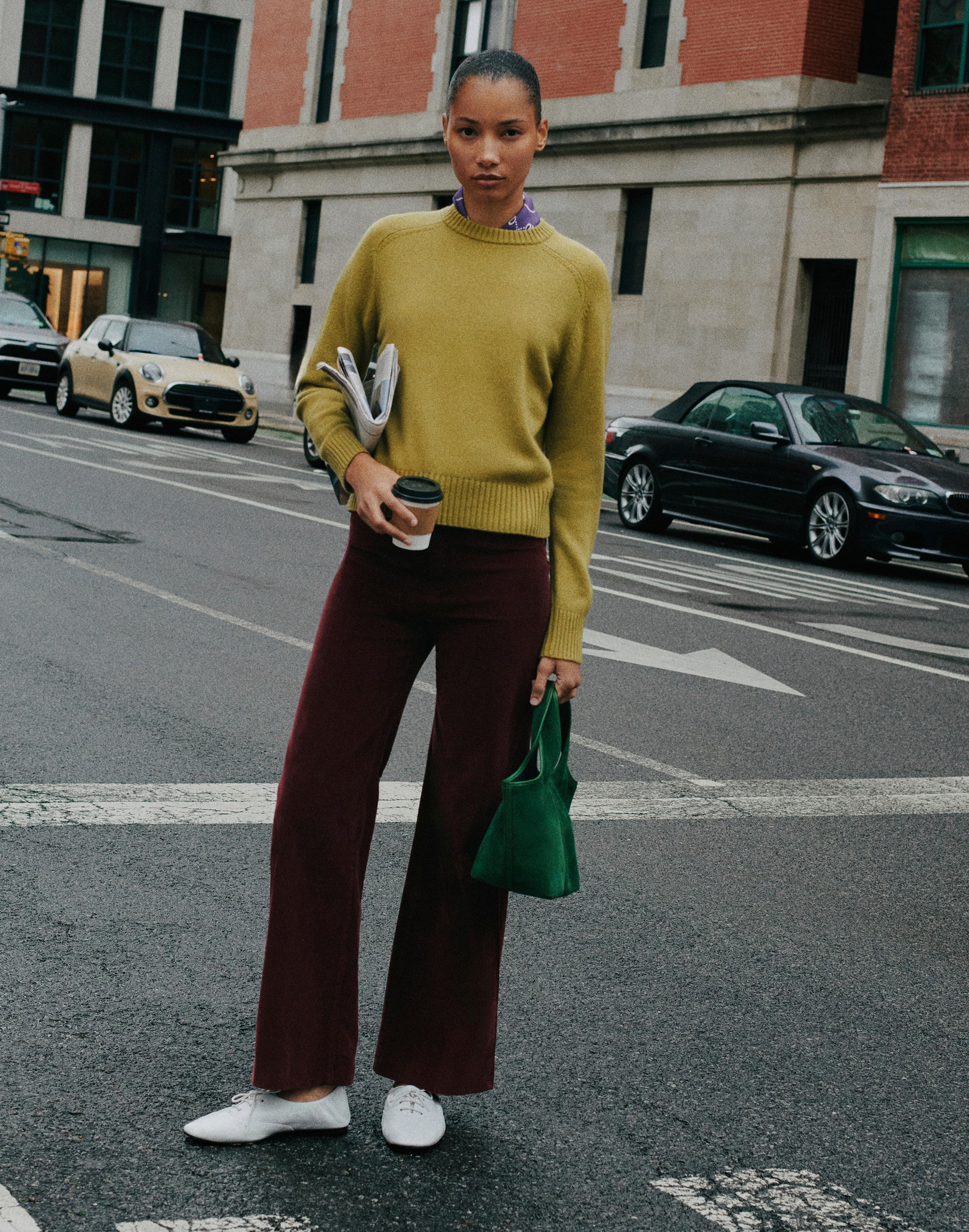 The Wide-Leg Pant in Corduroy