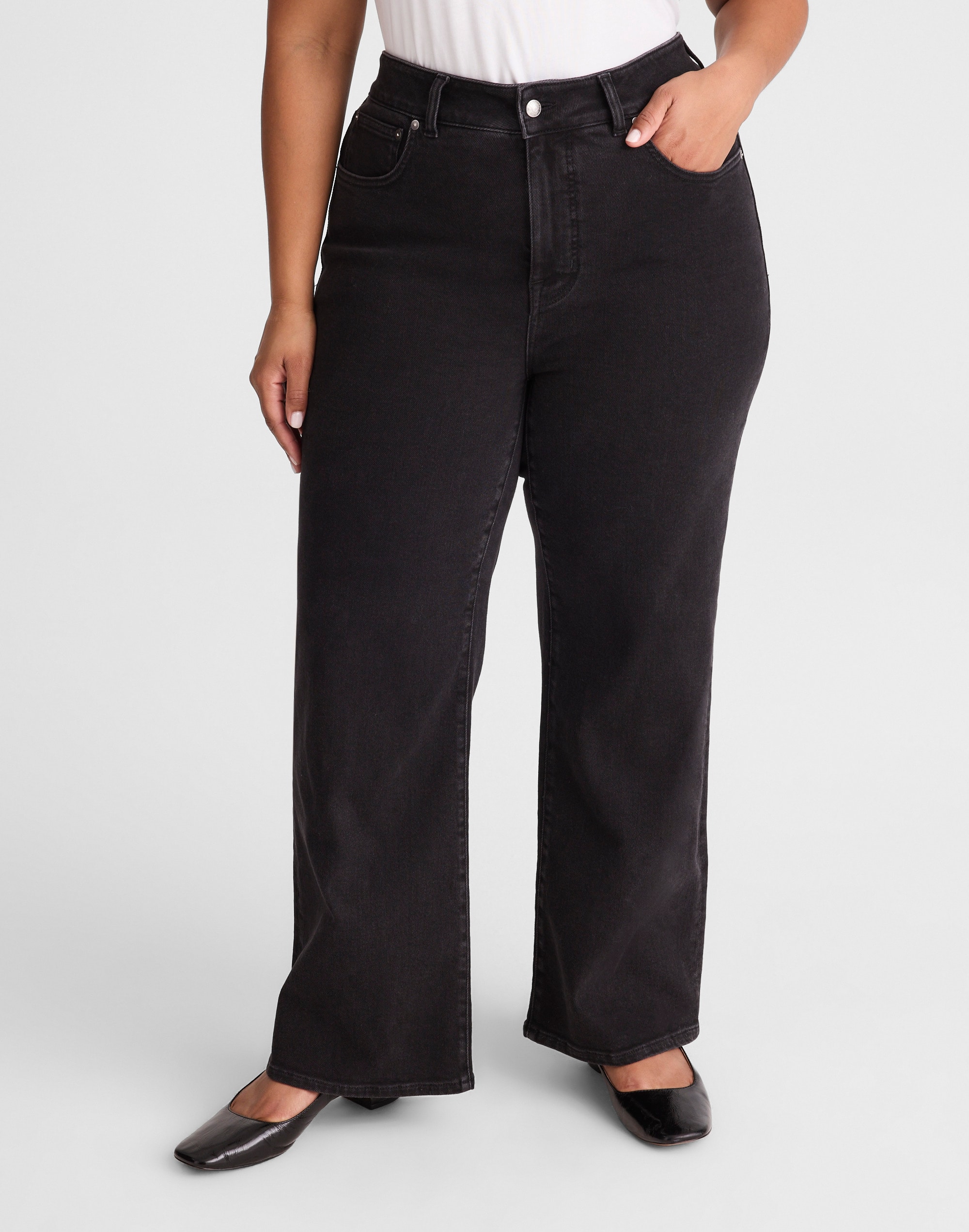 The Plus Wide-Leg Jean