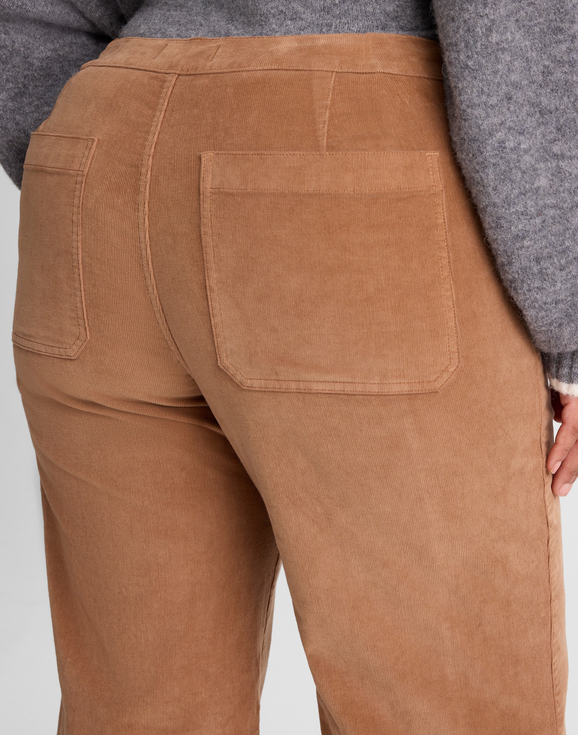 The Plus Wide-Leg Pant Corduroy