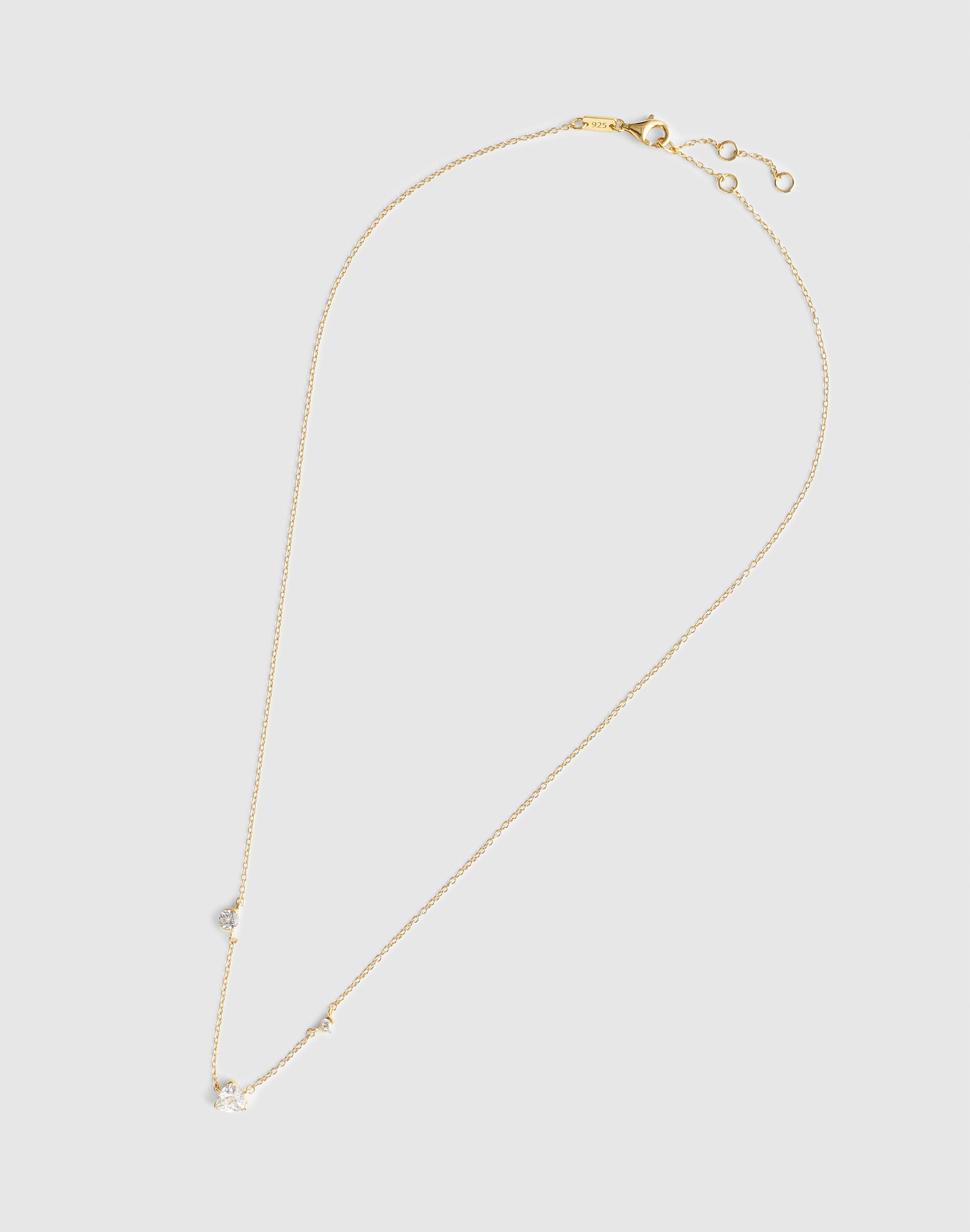 Demi-Fine Crystal Station Necklace