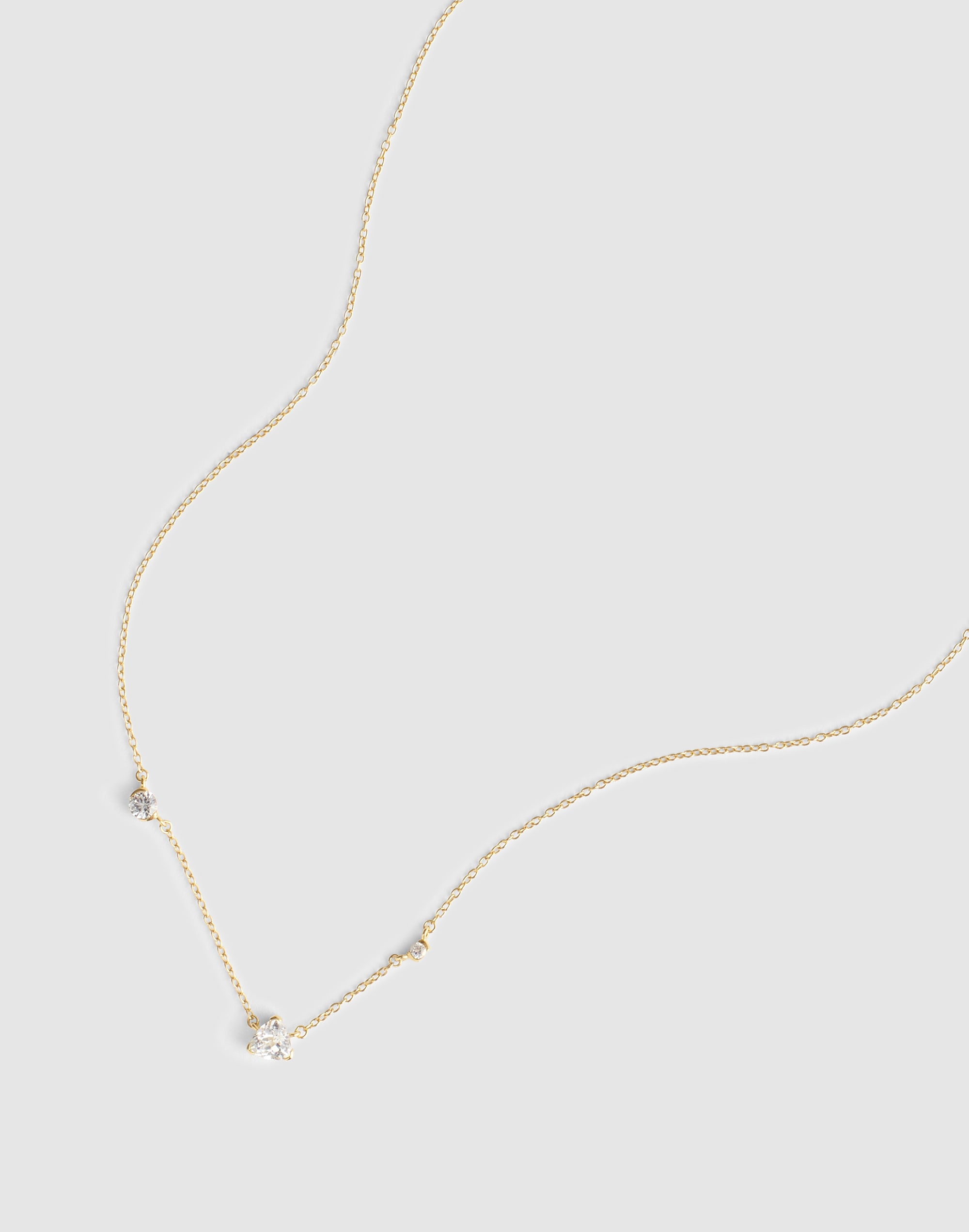 demi-fine crystal station necklace