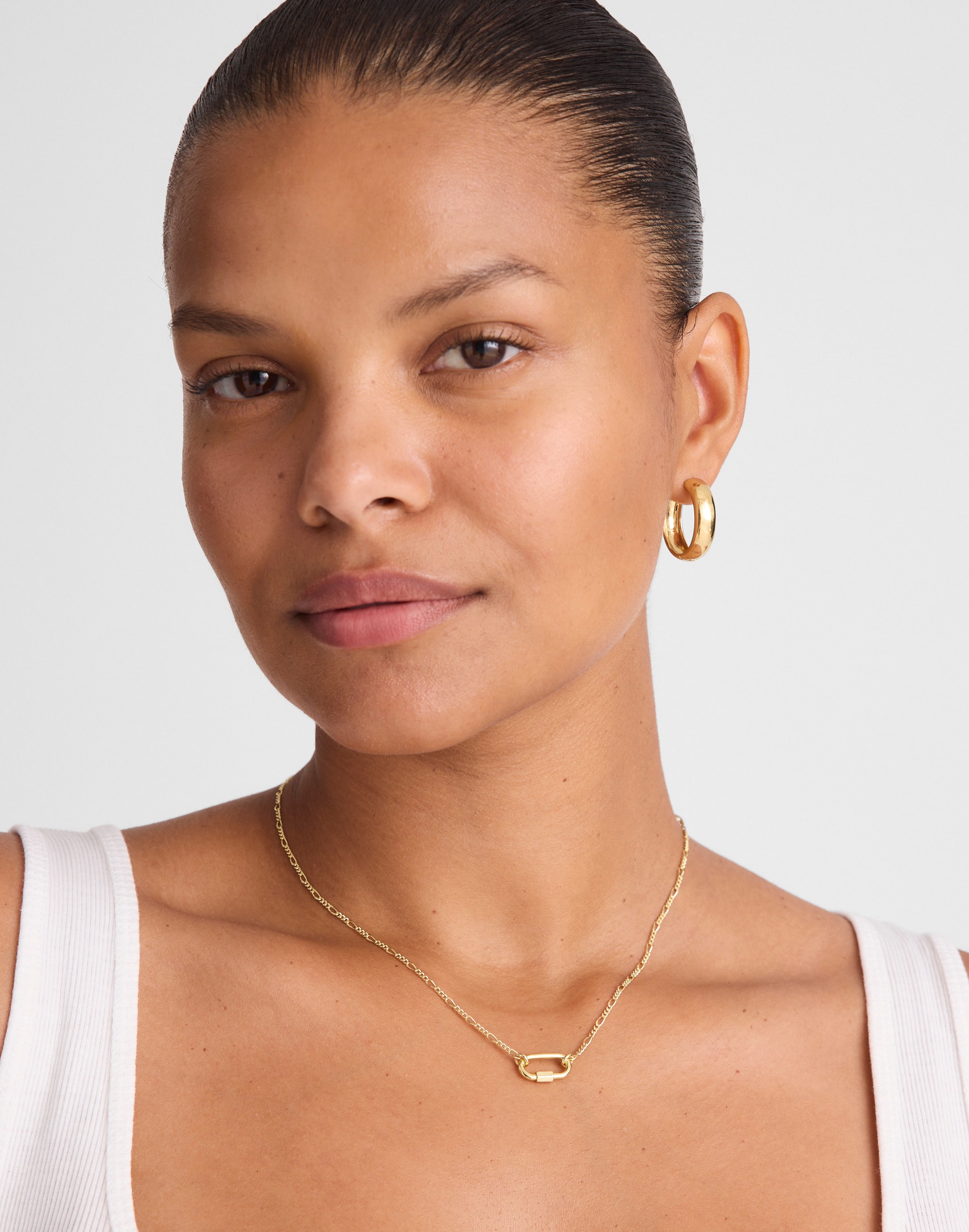 Dainty Carabiner Necklace