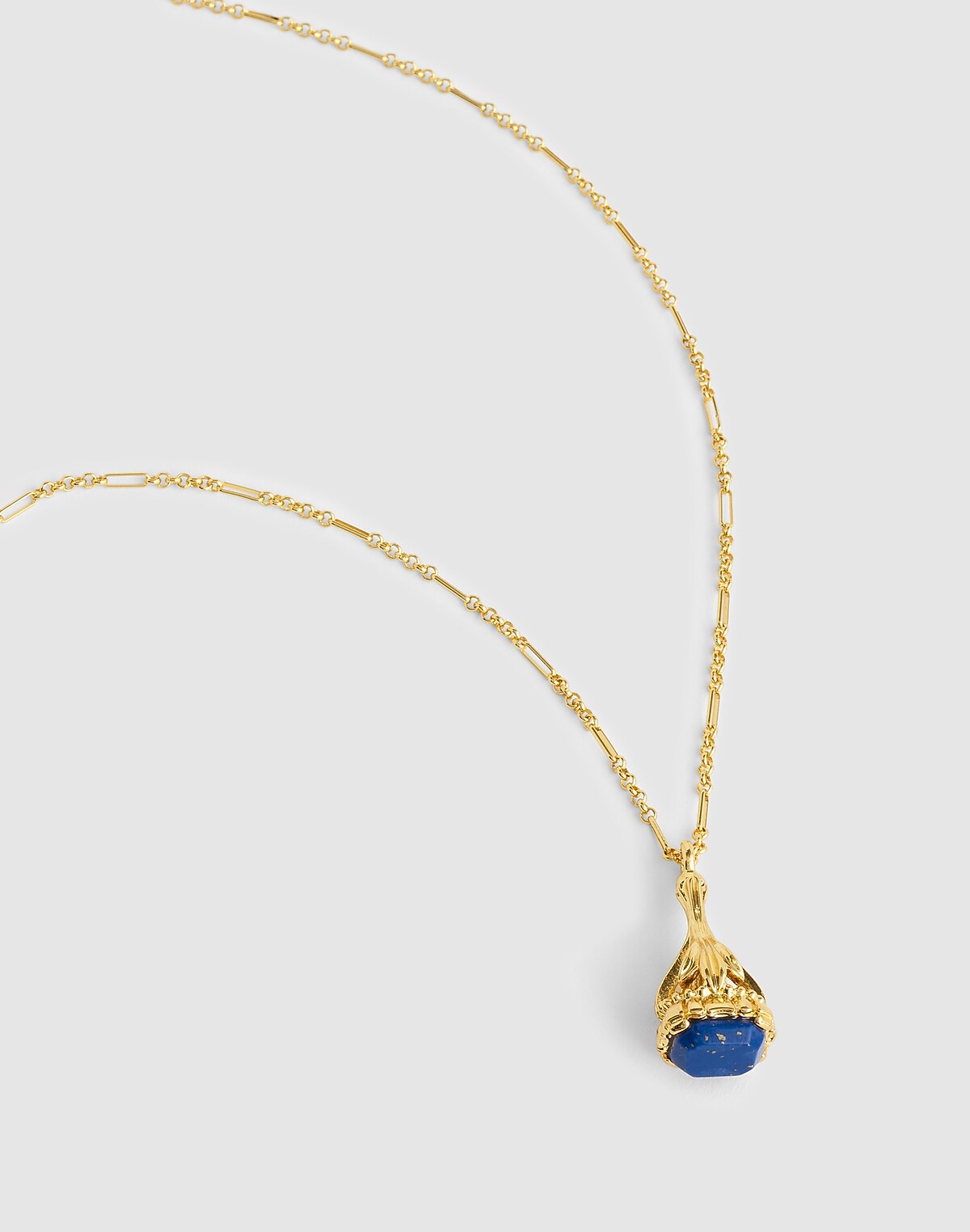 Semiprecious Victorian Pendant Necklace