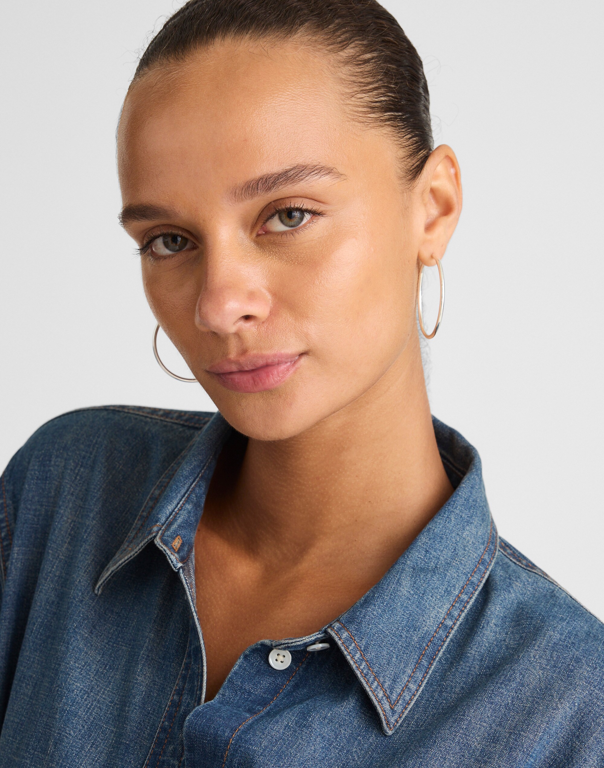 Chunky Large Hoop Earrings