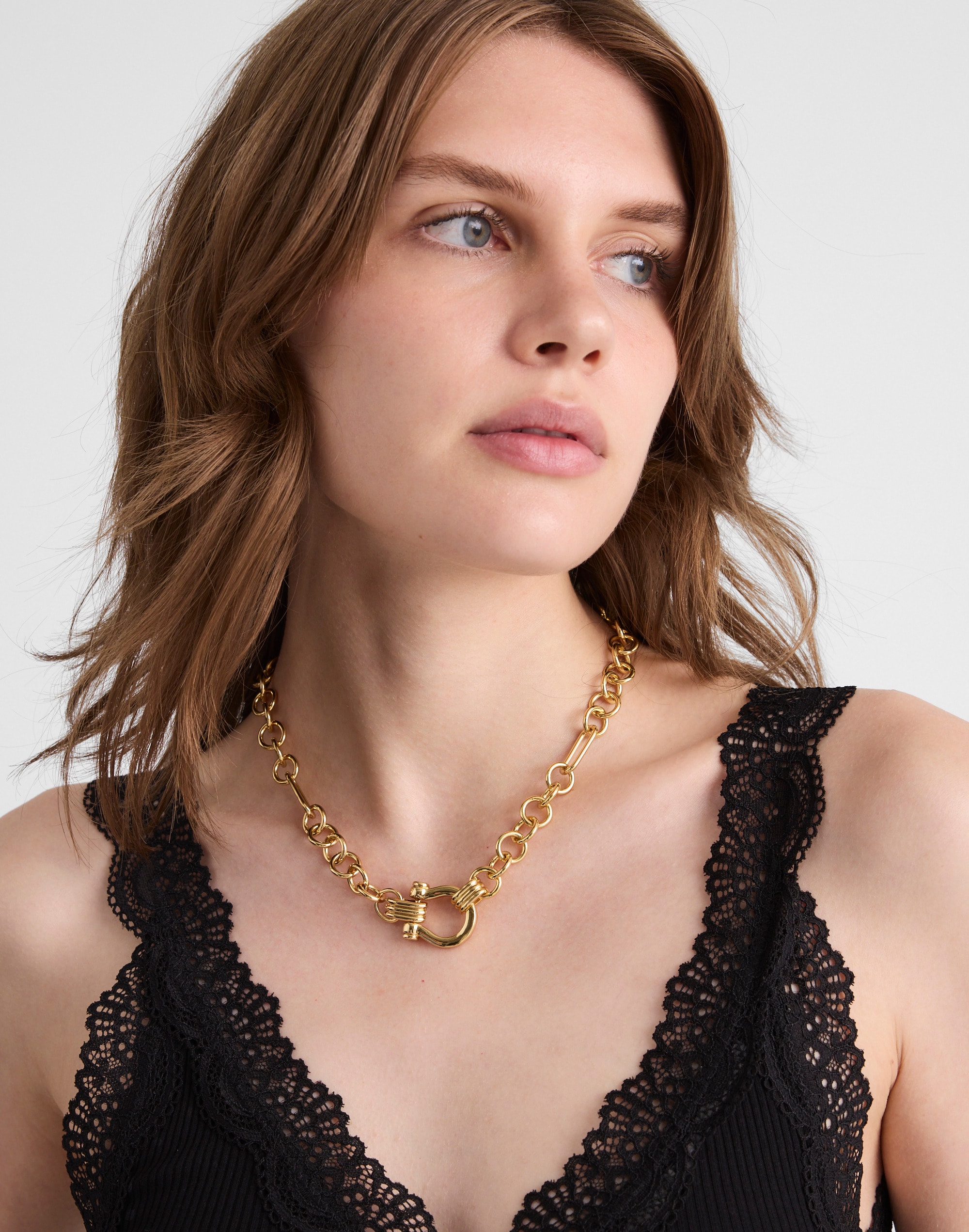 Equestrian Chunky Chain Necklace