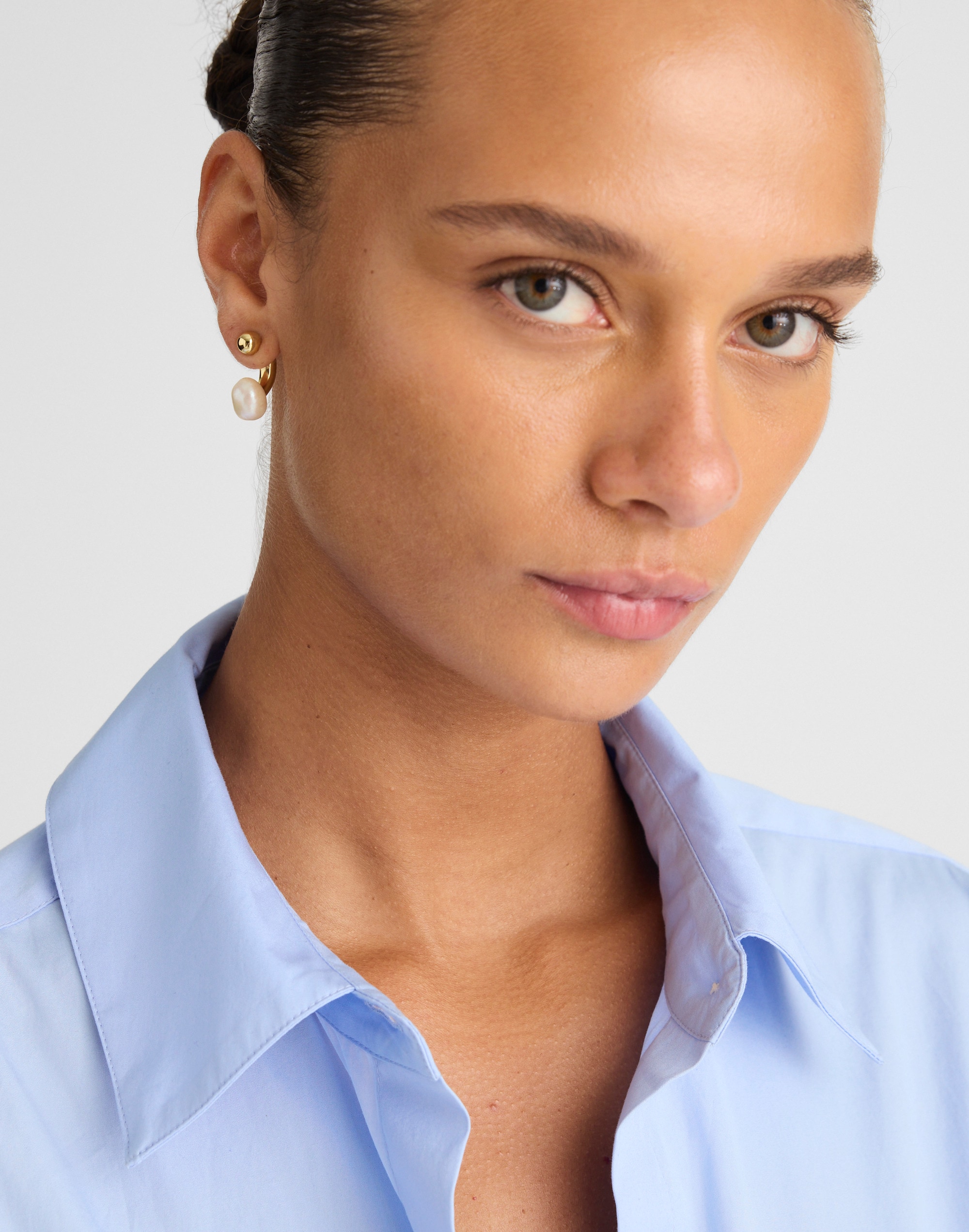 Freshwater Pearl Front-Back Earrings