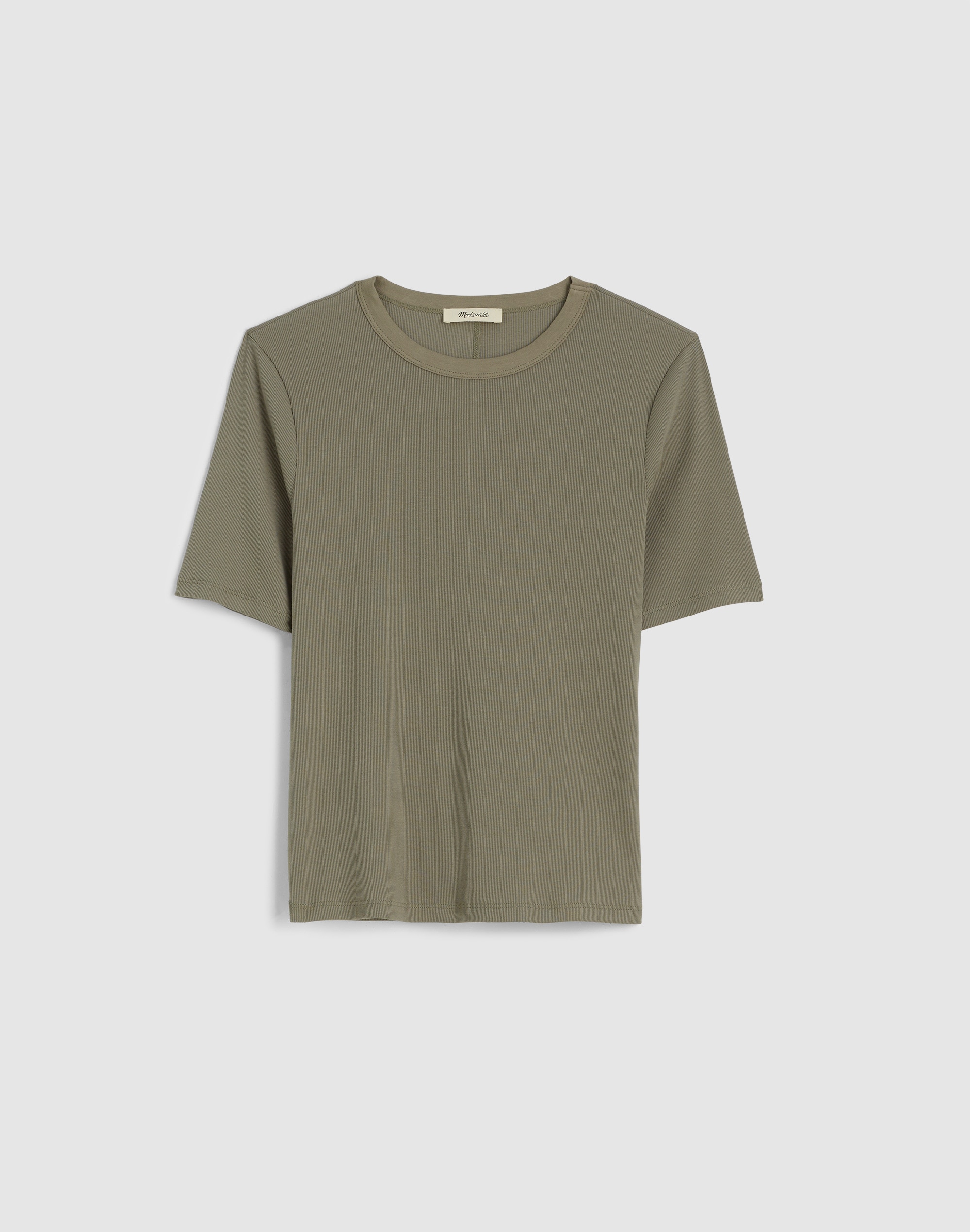 (Re)generative Cotton Ribbed Elbow-Sleeve Tee
