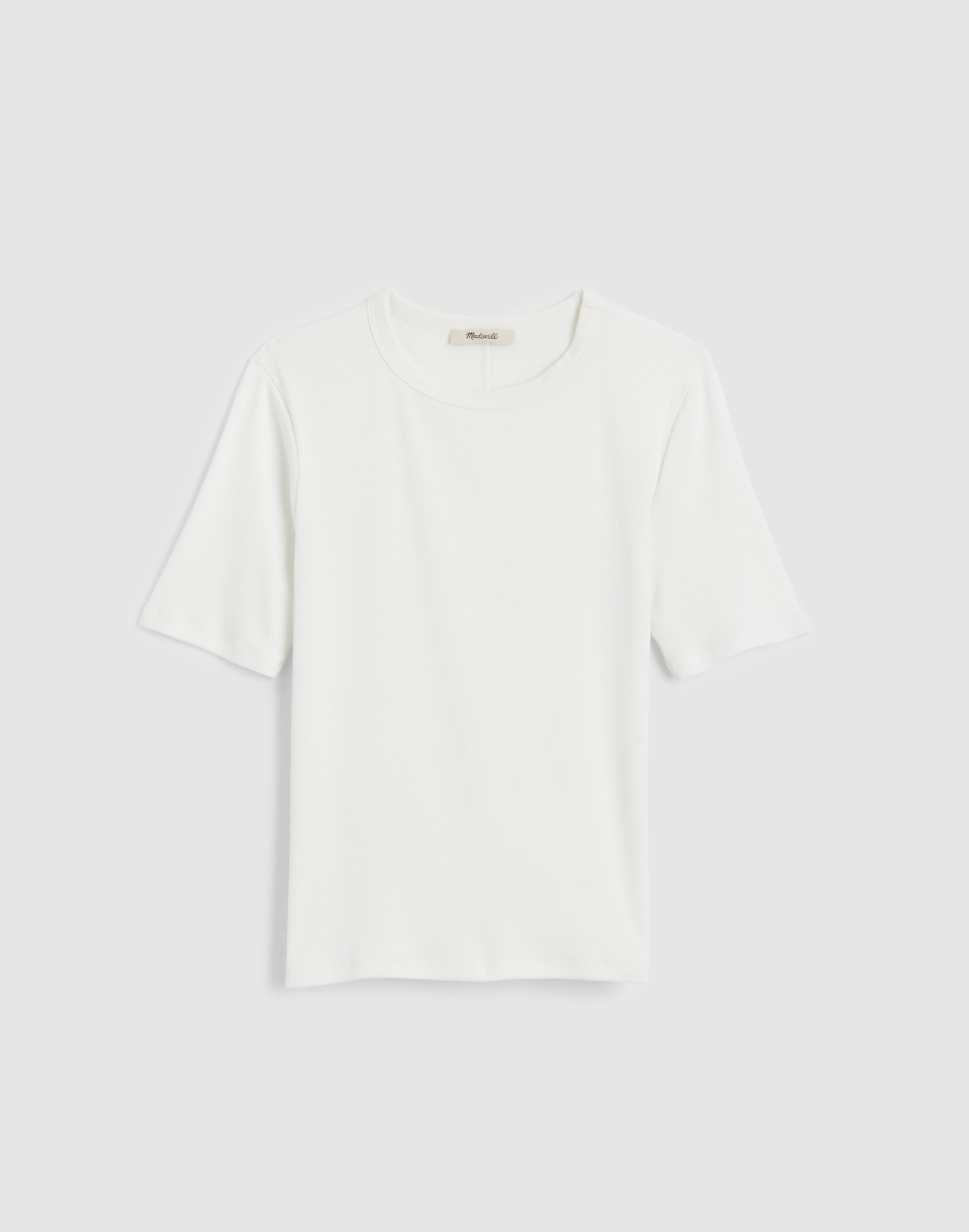 (Re)generative Cotton Ribbed Elbow-Sleeve Tee