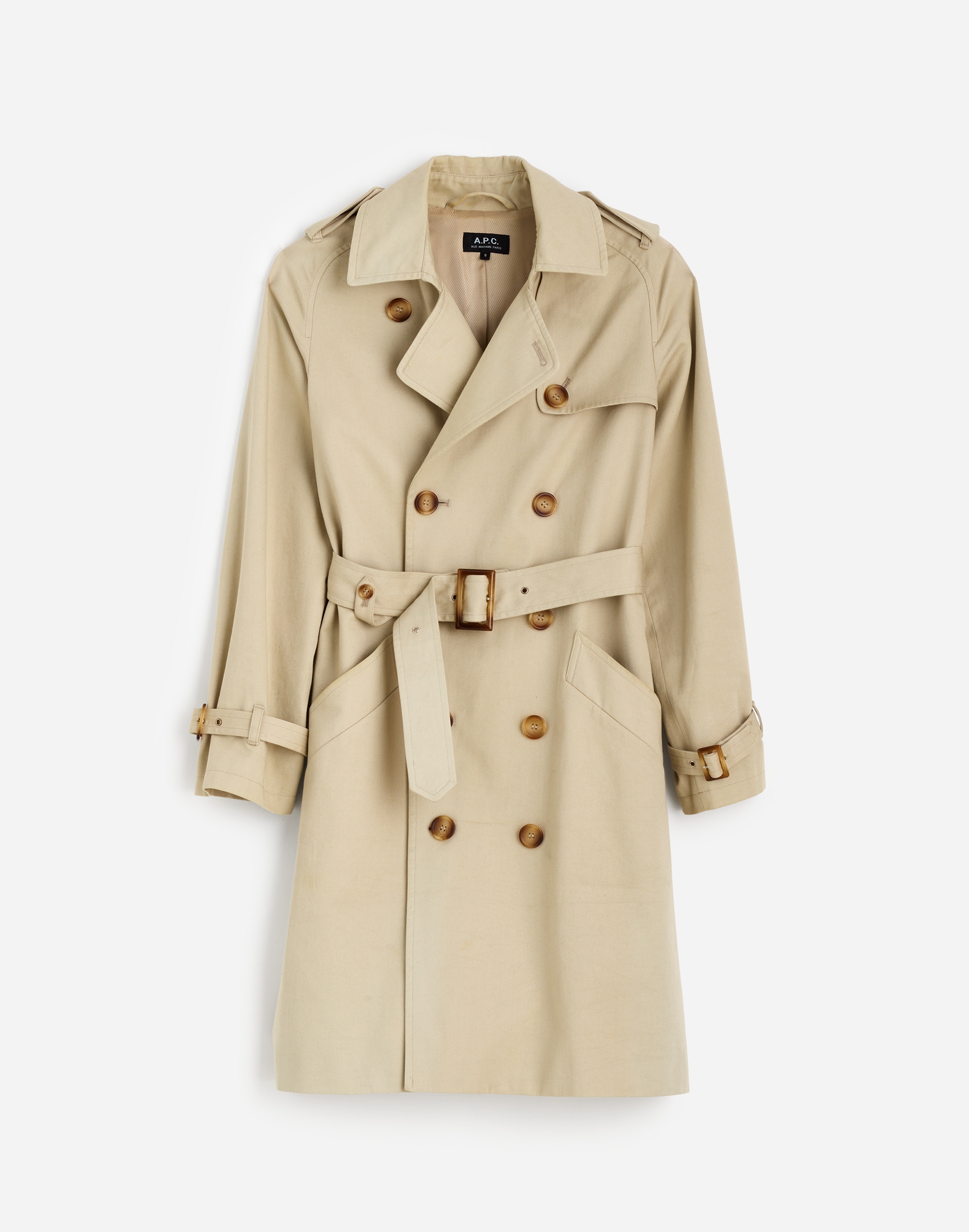 madewell | reluxe fashion preowned a.p.c. cotton trench coat
