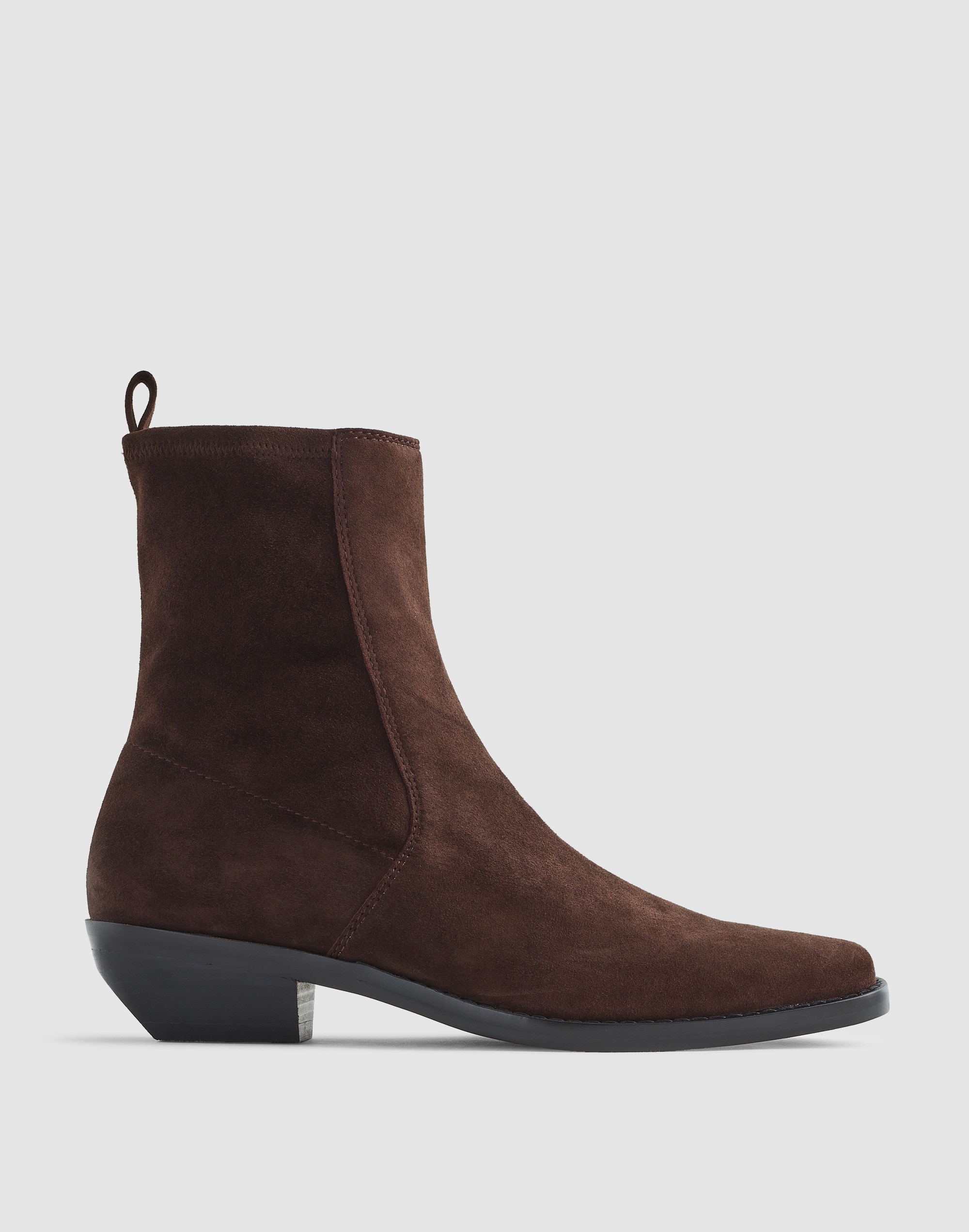 The Idris Ankle Boot in Suede