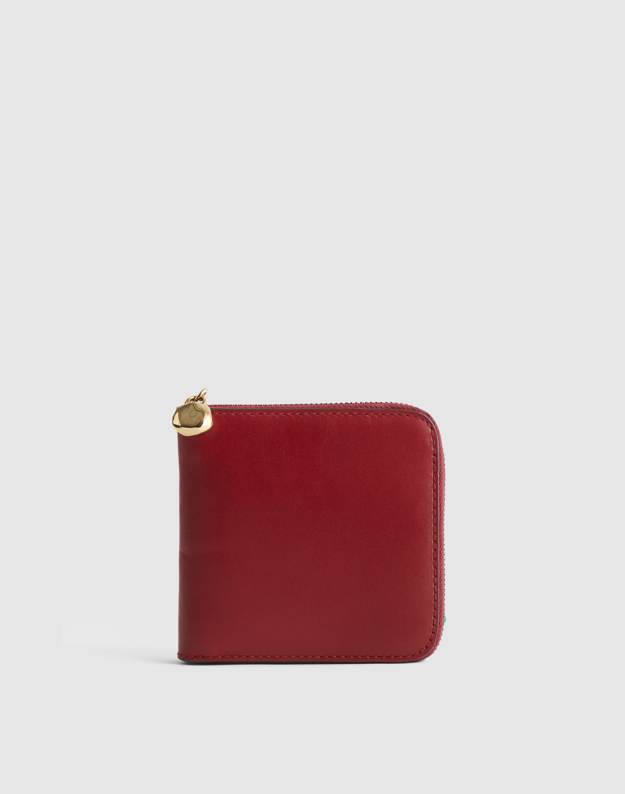 Madewell The Essential Metal-embellished Zip Wallet
