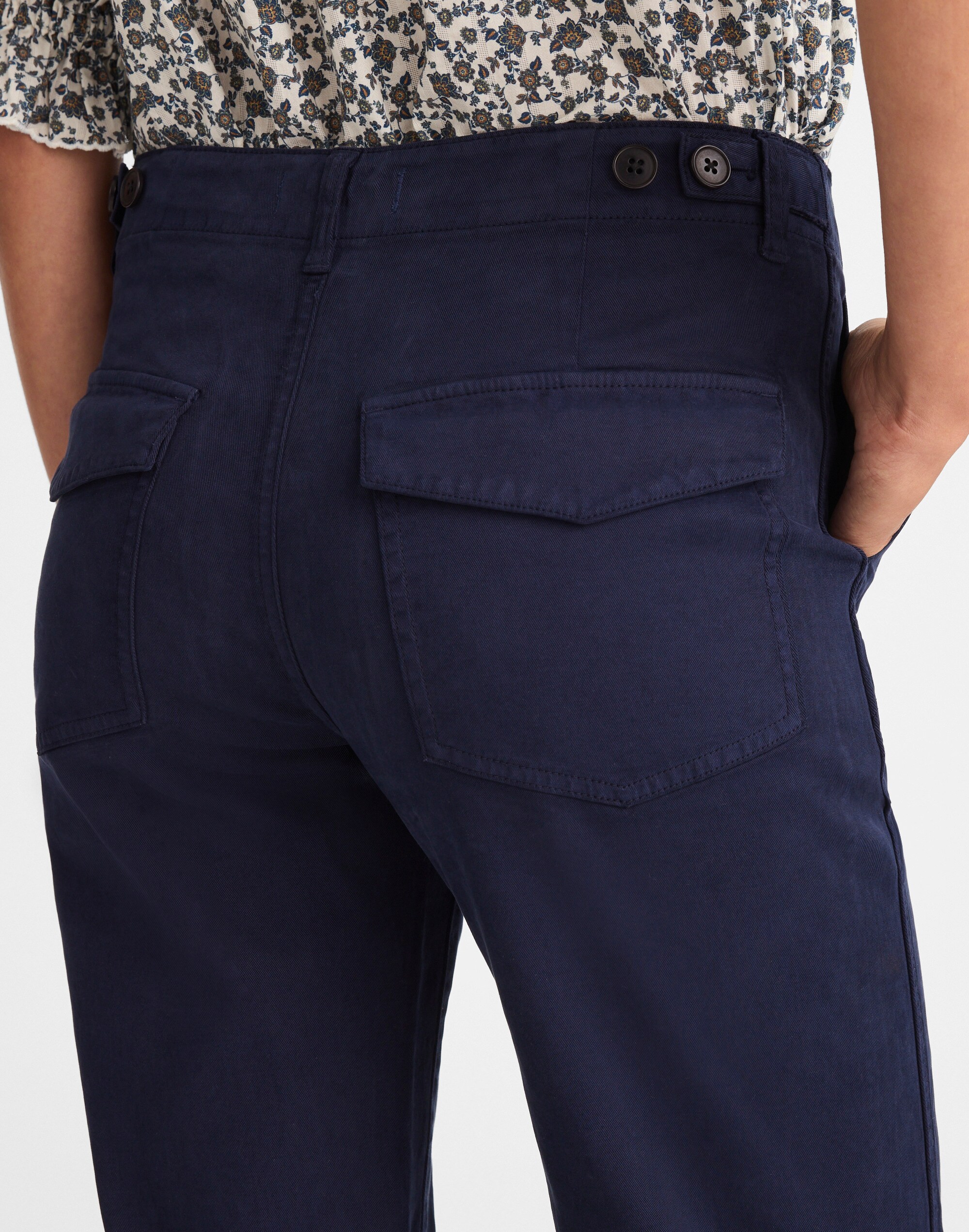 Utility Straight-Leg Pants