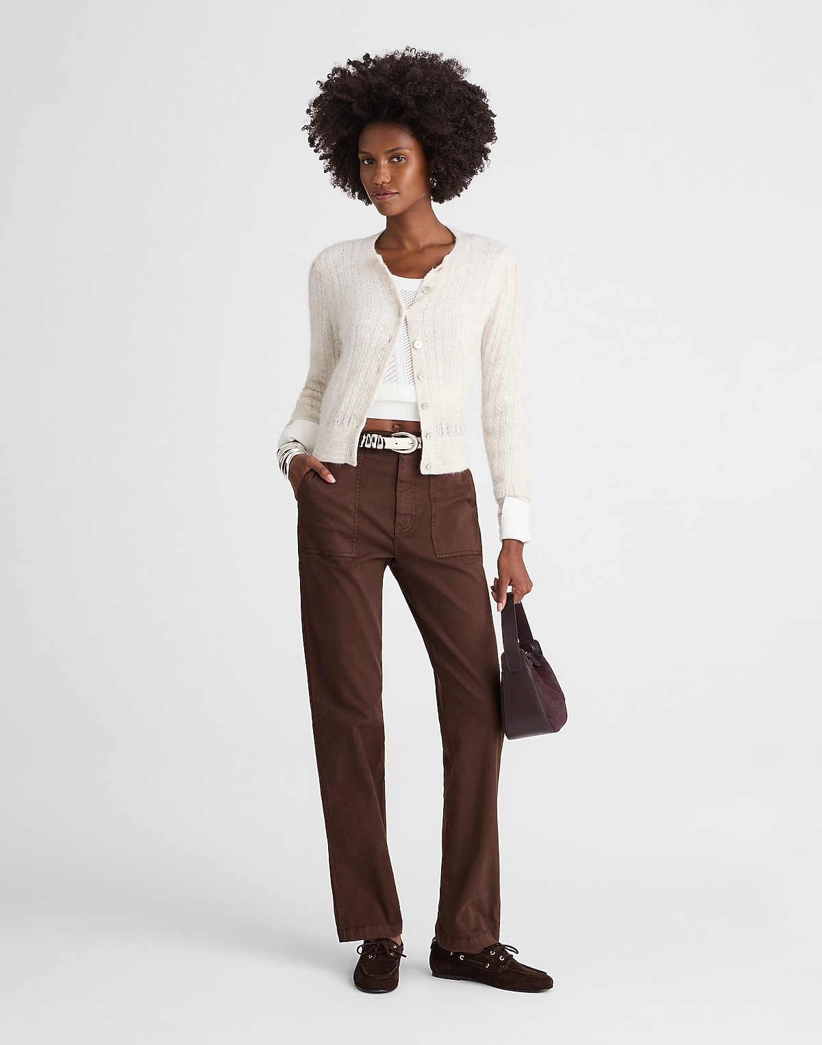 Utility Straight-Leg Pants