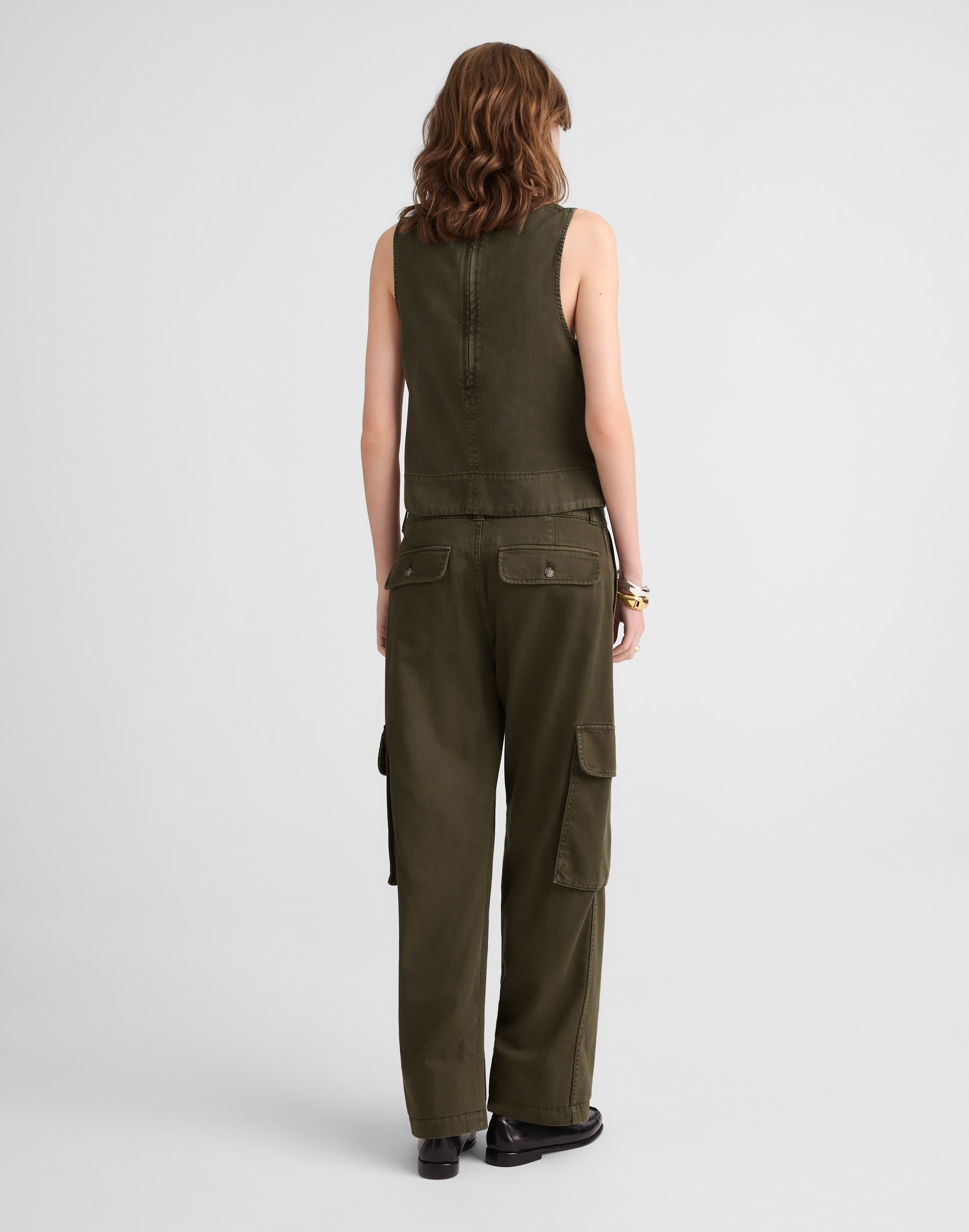 Utility Wide-Leg Trousers