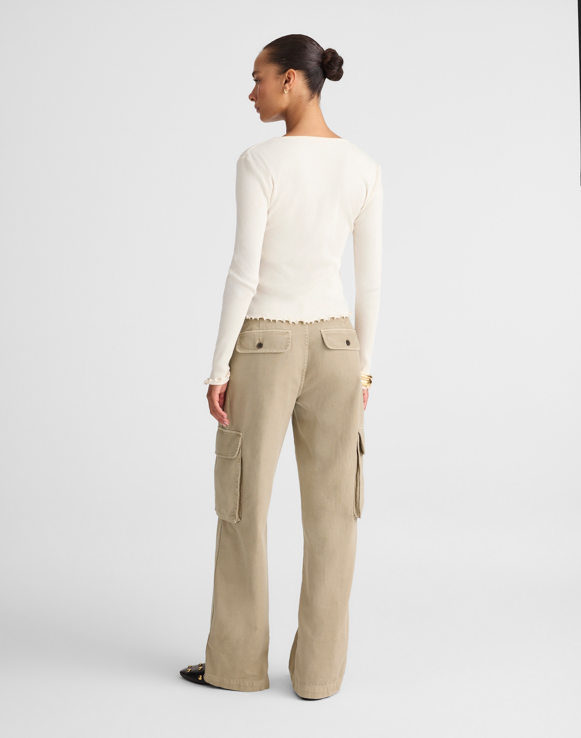 Utility Wide-Leg Trousers