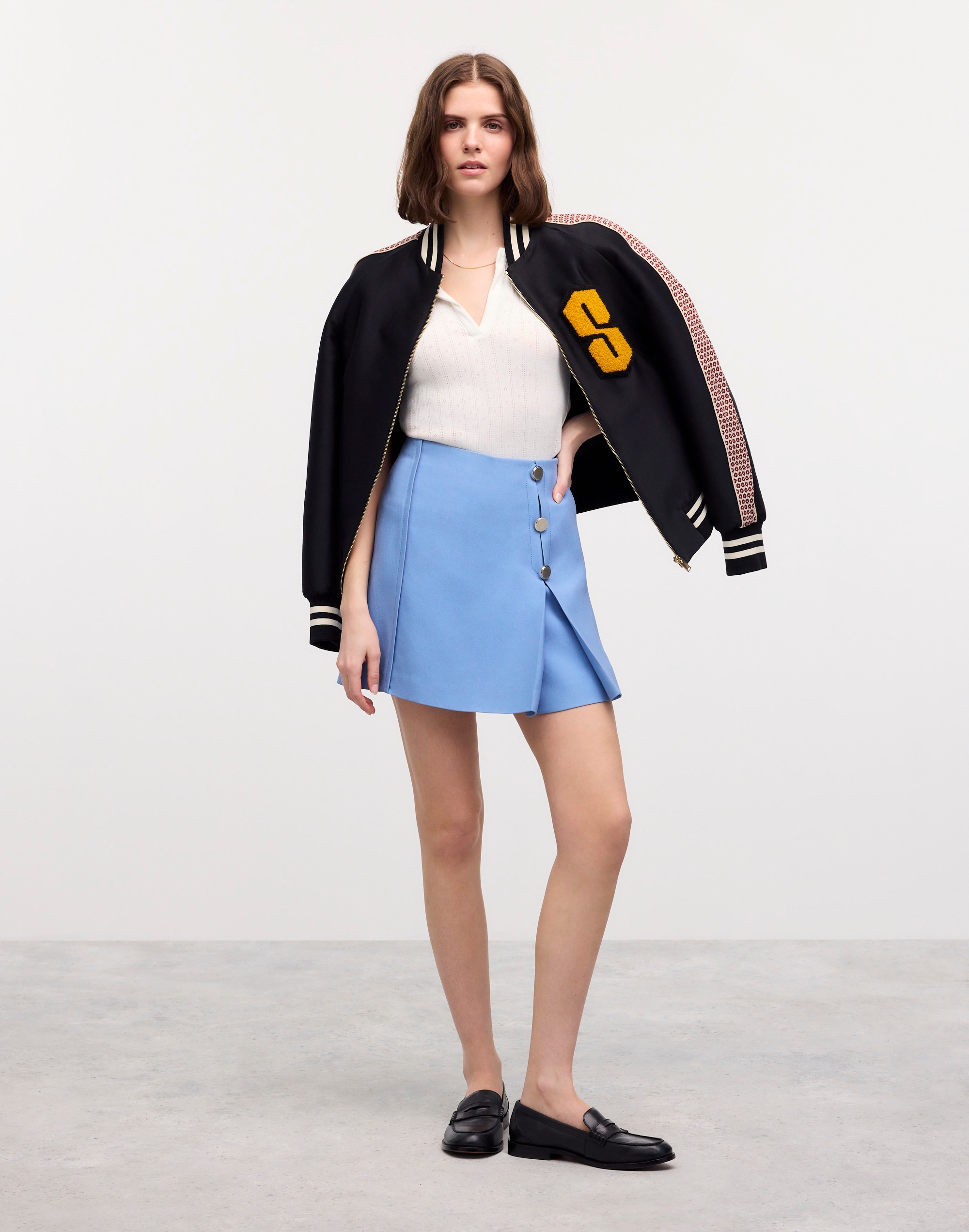 madewell | reluxe fashion preowned miu miu button mini skirt