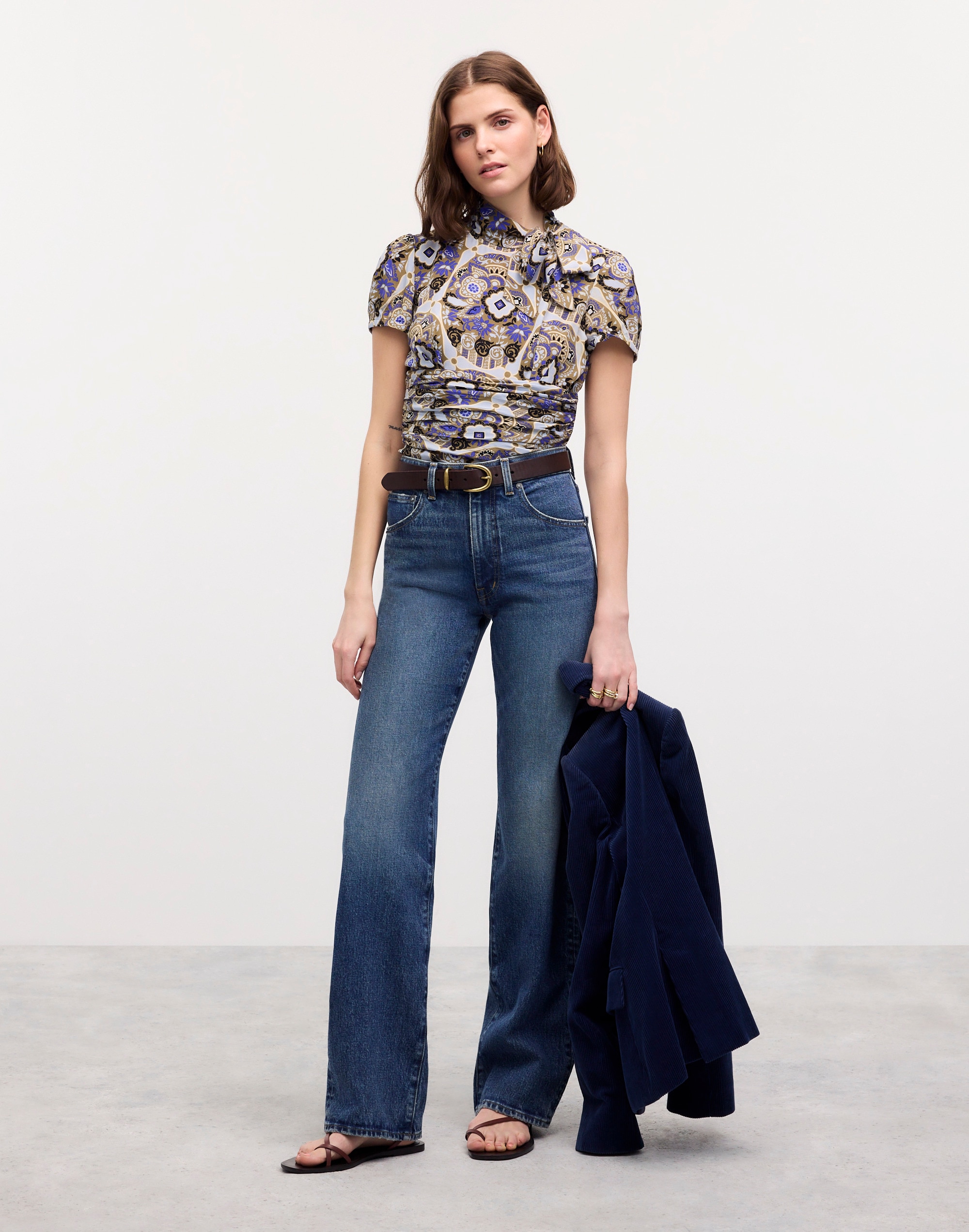 madewell | reluxe fashion preowned prada high-neck blouse