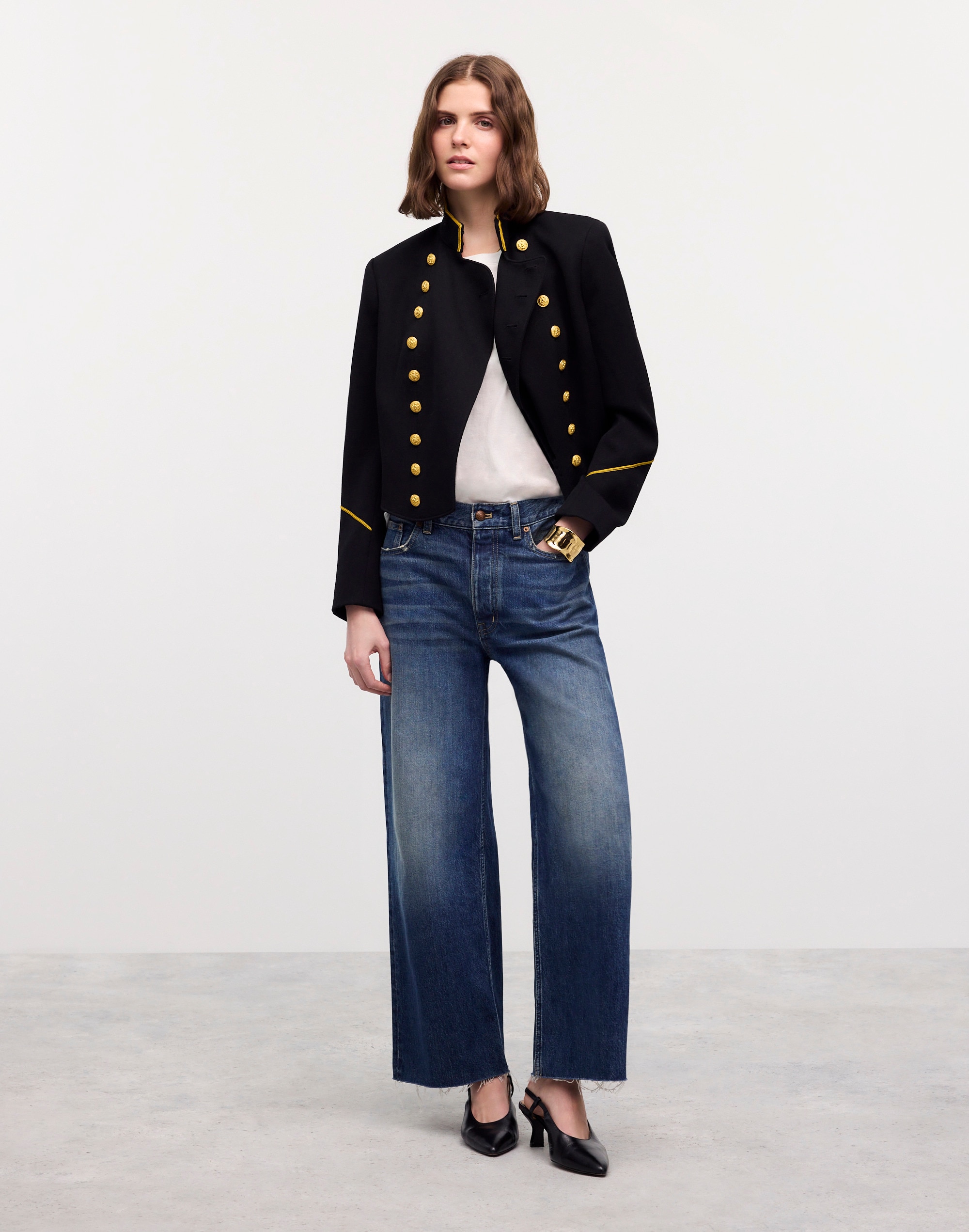 madewell | reluxe fashion preowned ralph lauren button accent jacket