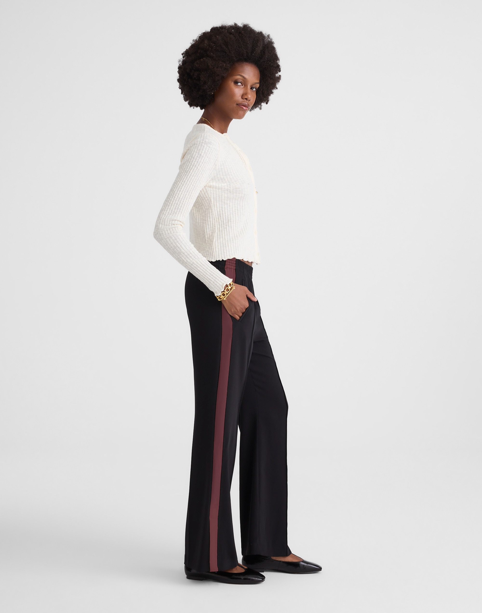 Tall Pull-On Bootcut Track Pant