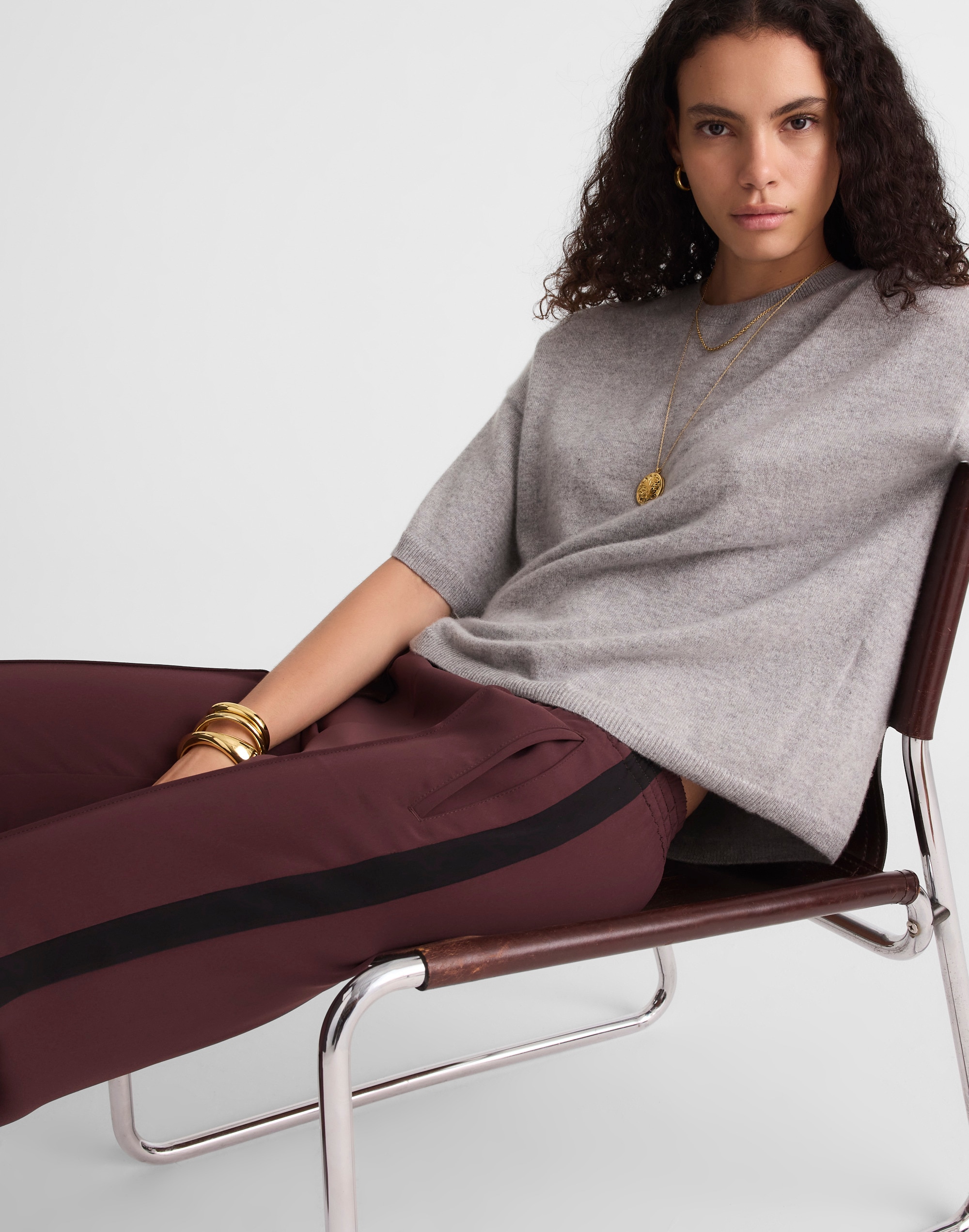 Pull-On Bootcut Track Pant