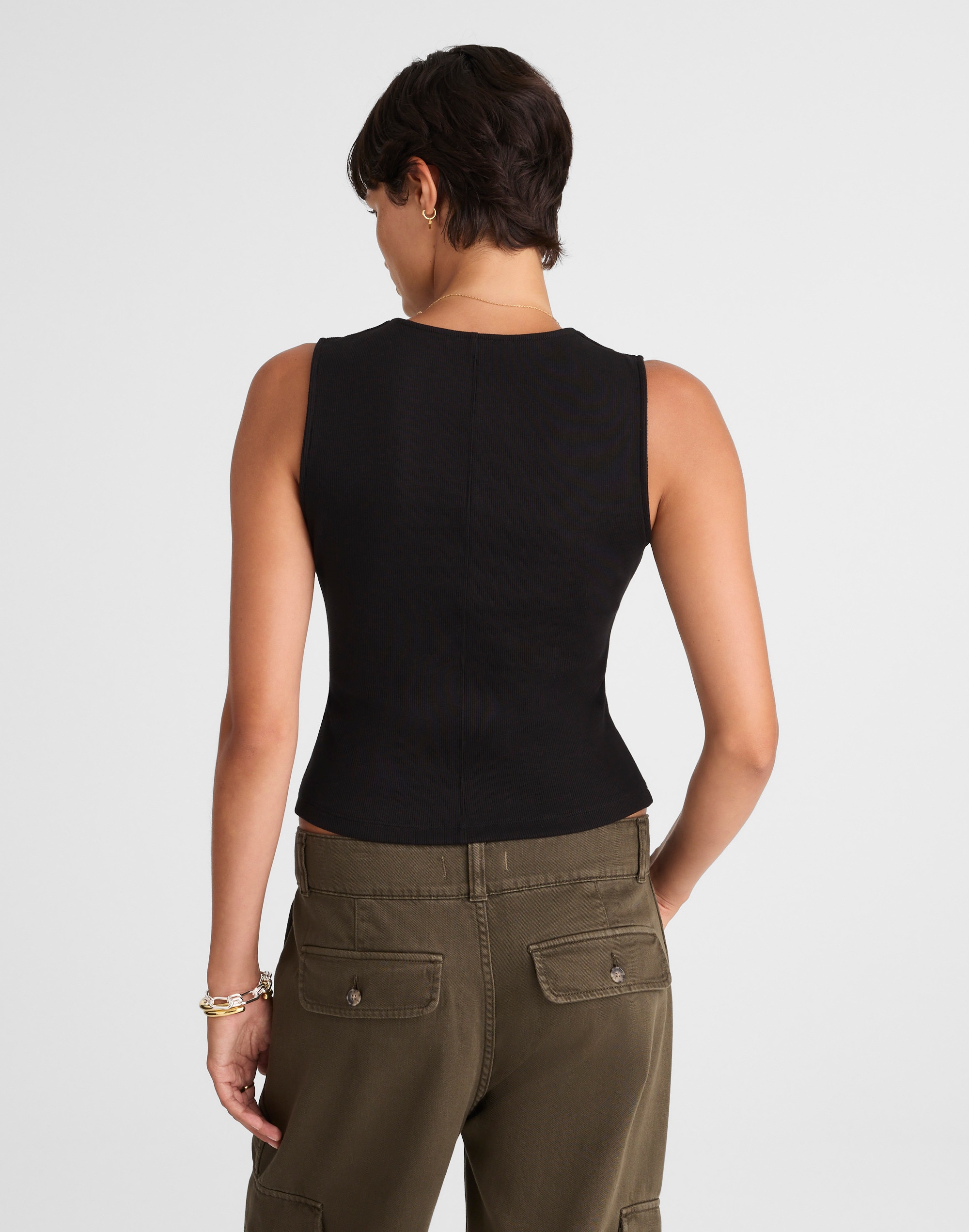 Ribbed V-Neck Vest | Madewell