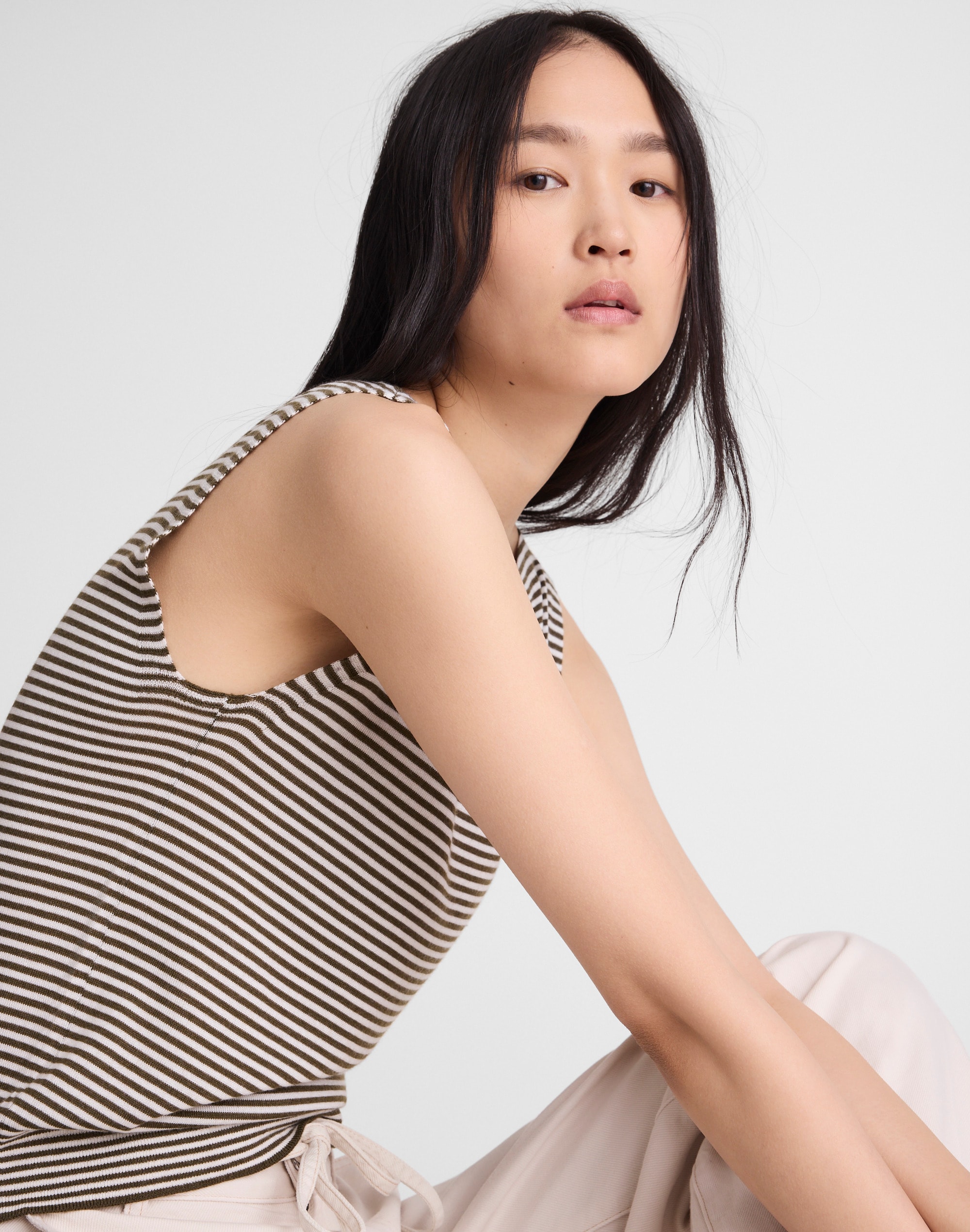 Boatneck Sleeveless Sweater