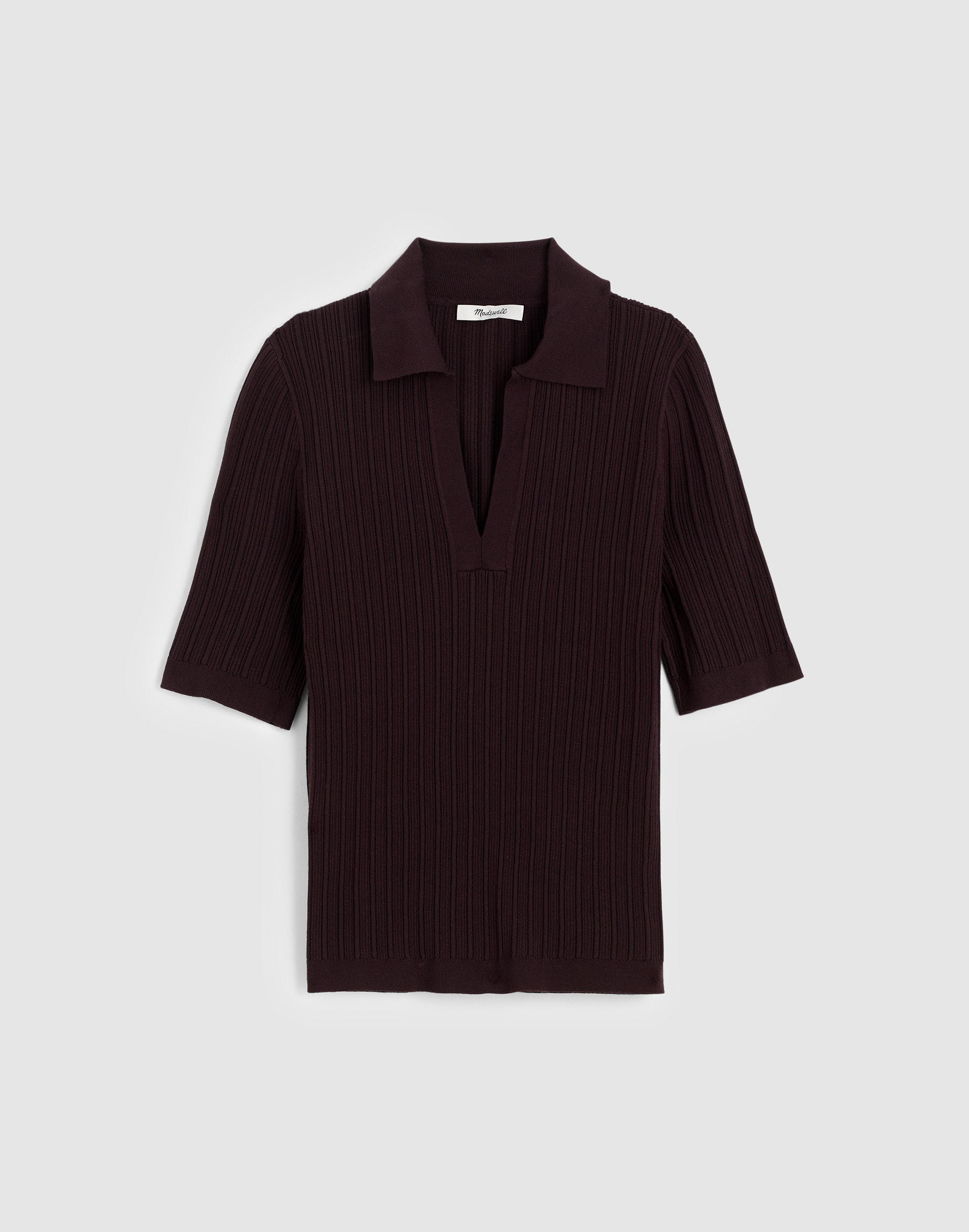 The Signature Knit Johnny-Collar Sweater