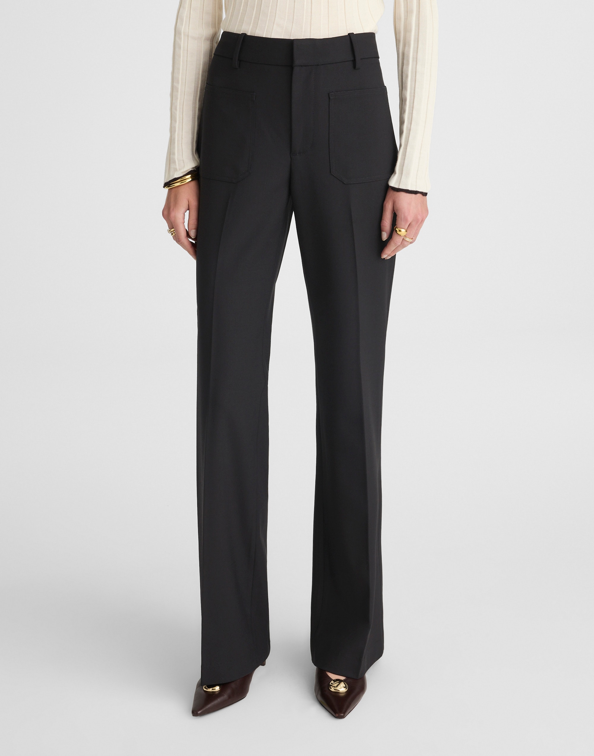 High-Rise Bootcut Trouser