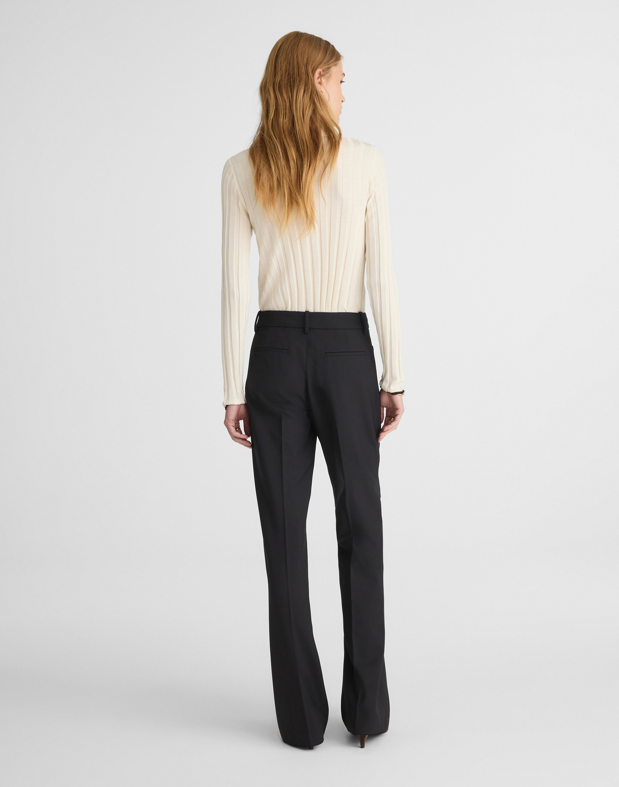 High-Rise Bootcut Trouser
