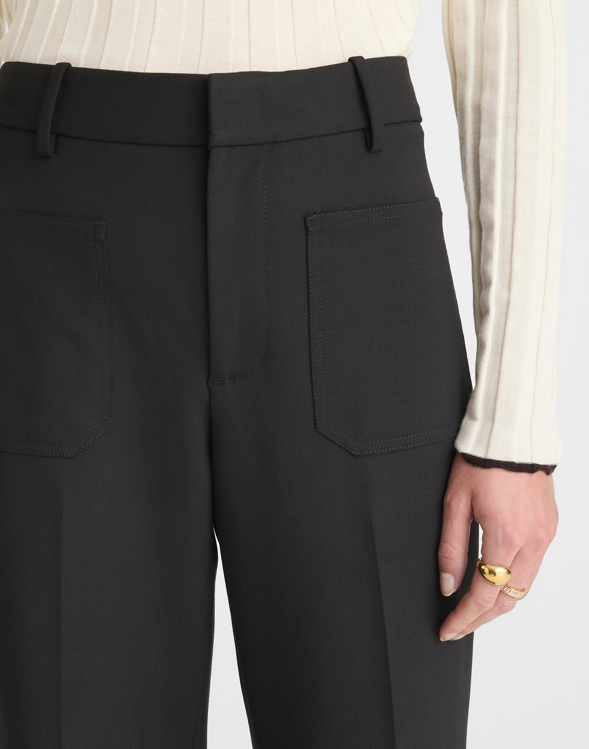 High-Rise Bootcut Trouser