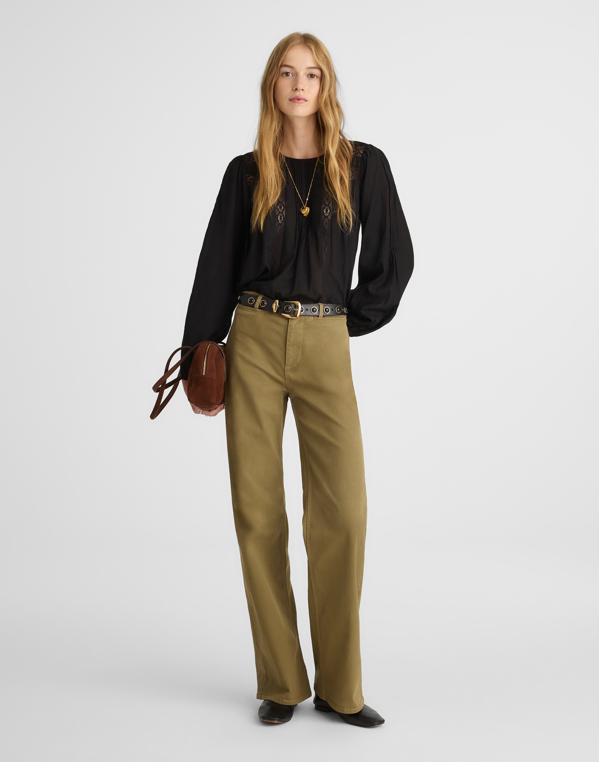 The Wide-Leg Pant in Twill