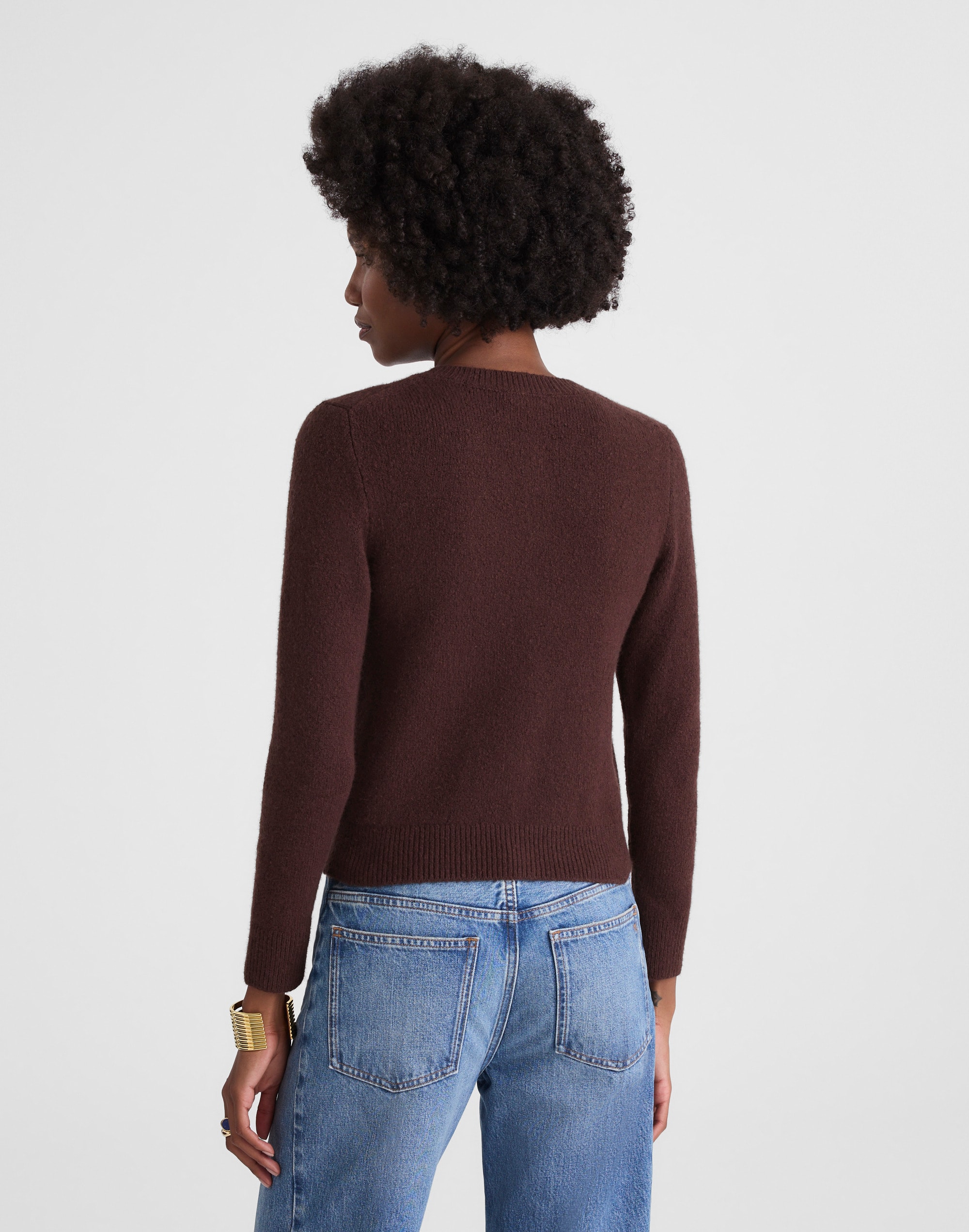 Patch-Pocket Cotton-Blend Cardigan