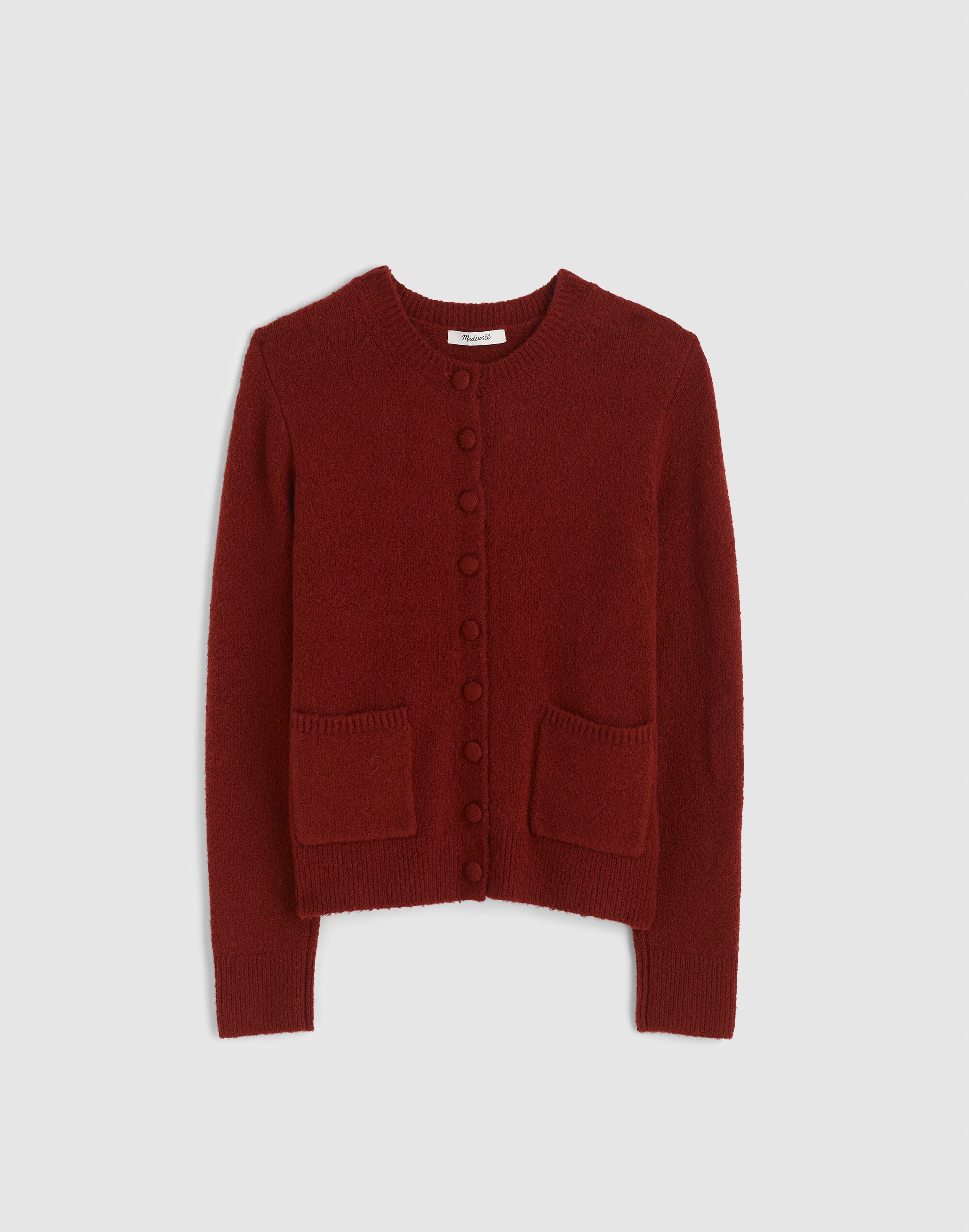 Patch-Pocket Cotton-Blend Cardigan