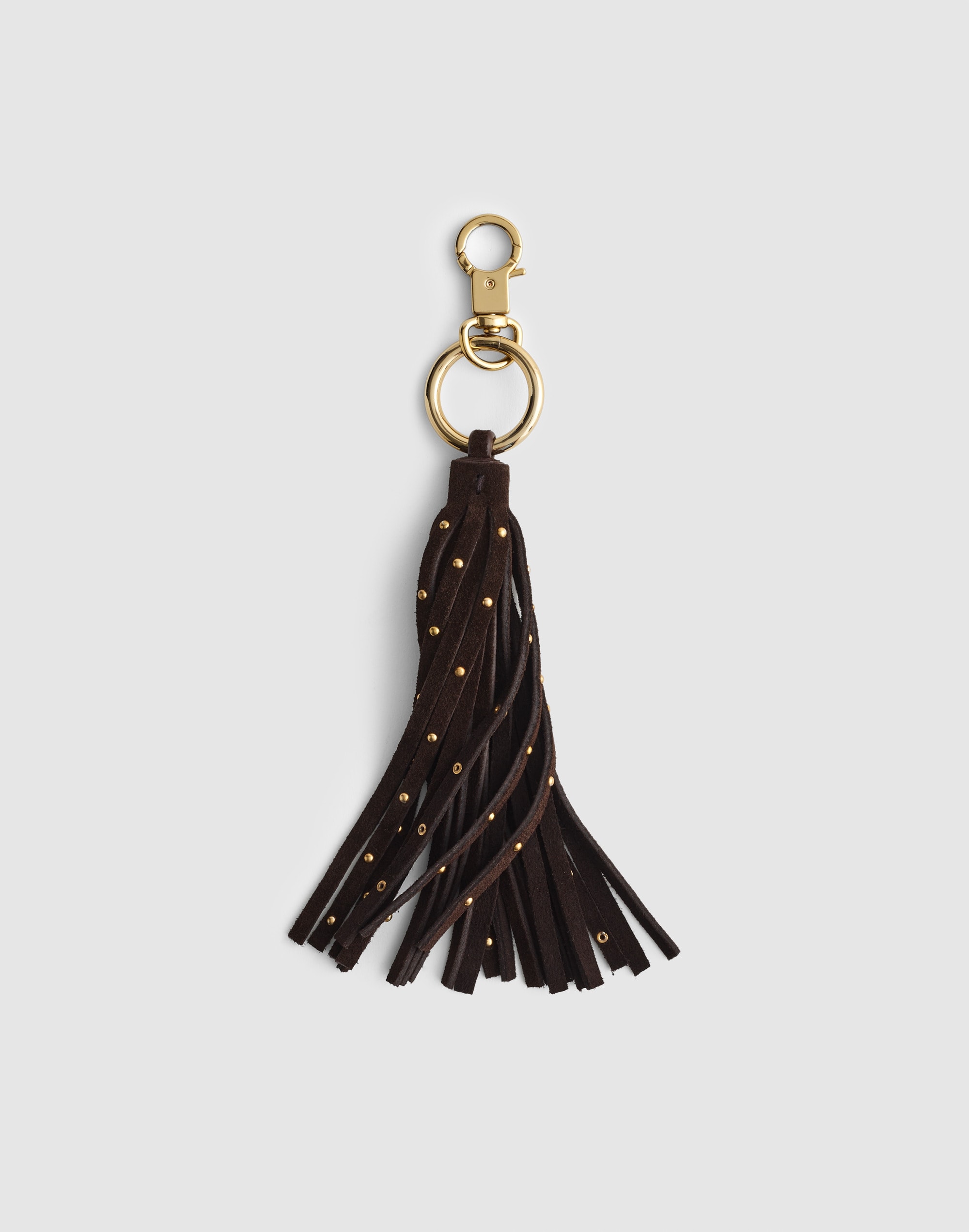 Studded Tassel Bag Charm
