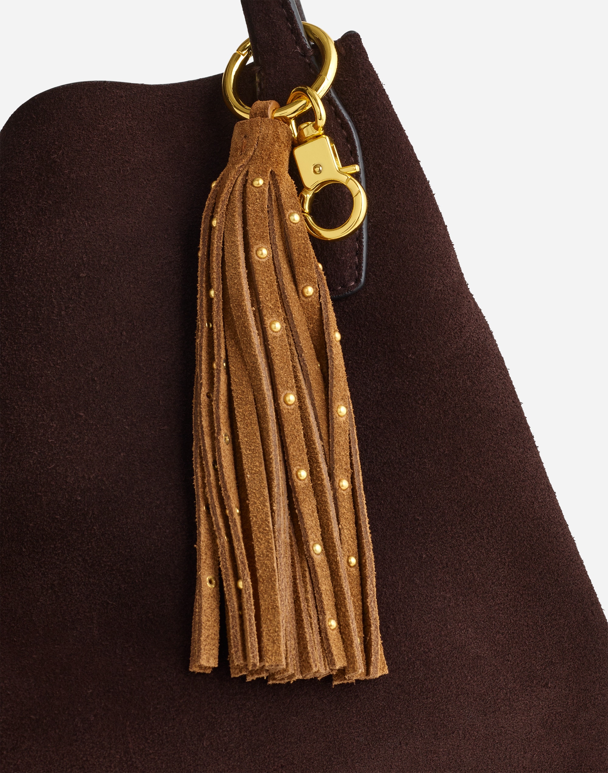 Studded Tassel Bag Charm