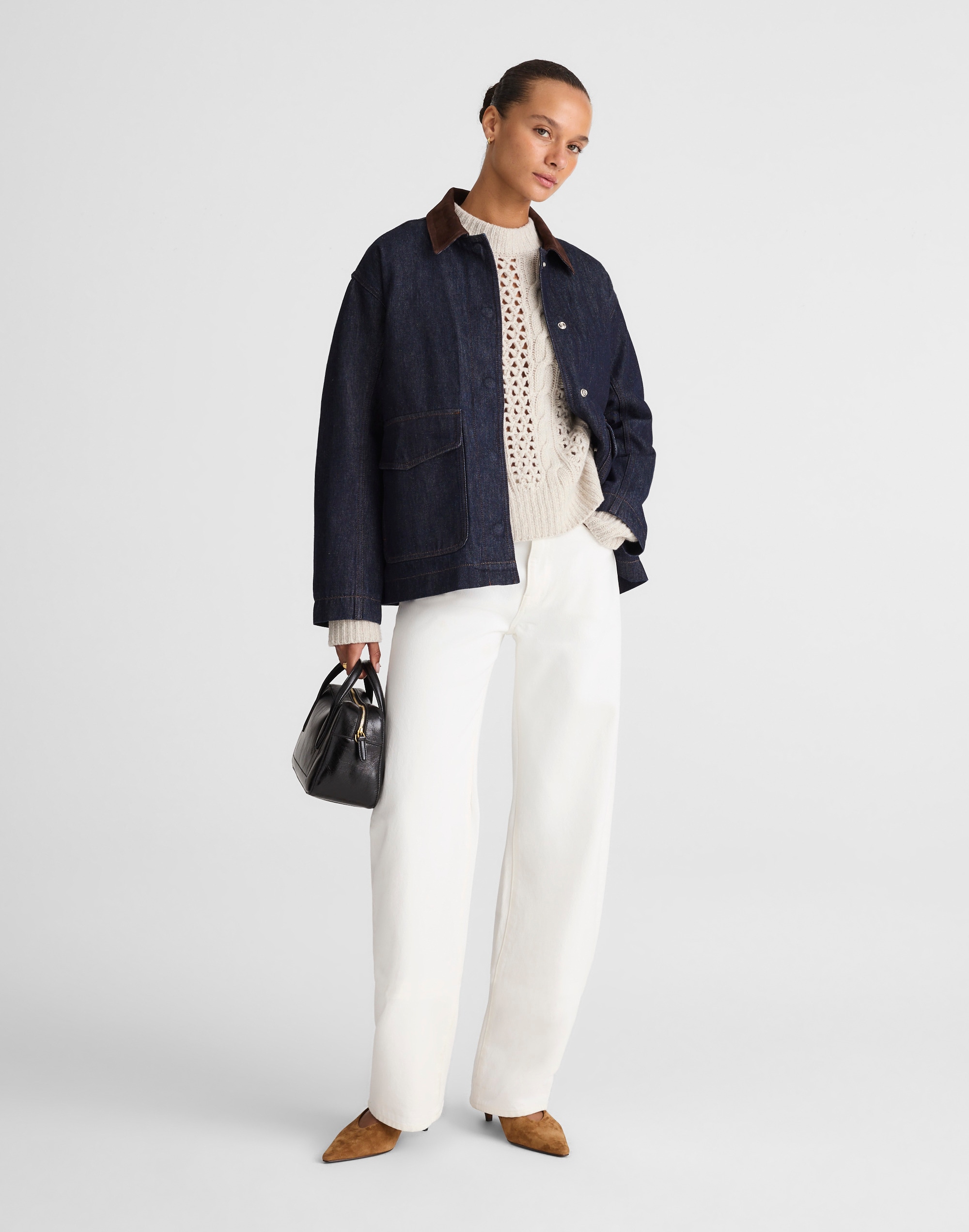 Madewell Denim Chore Jacket In Blue