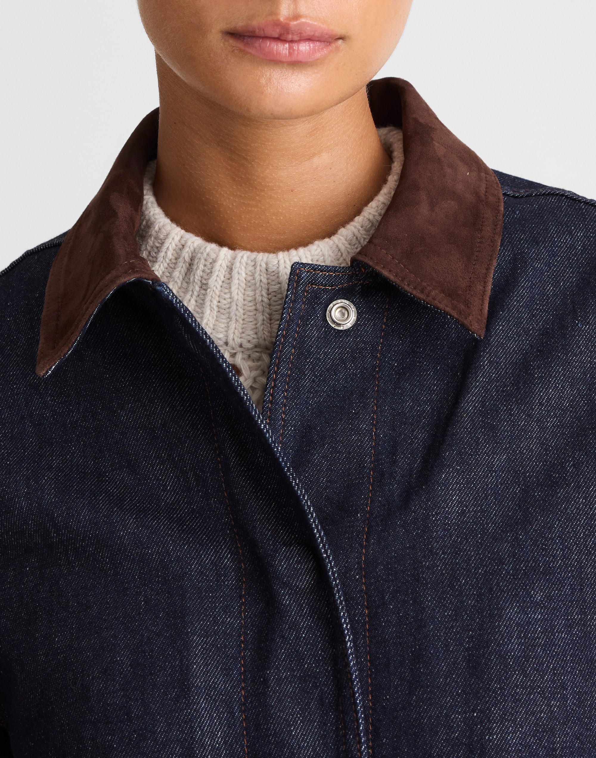 Denim Chore Jacket  in Rinse Wash