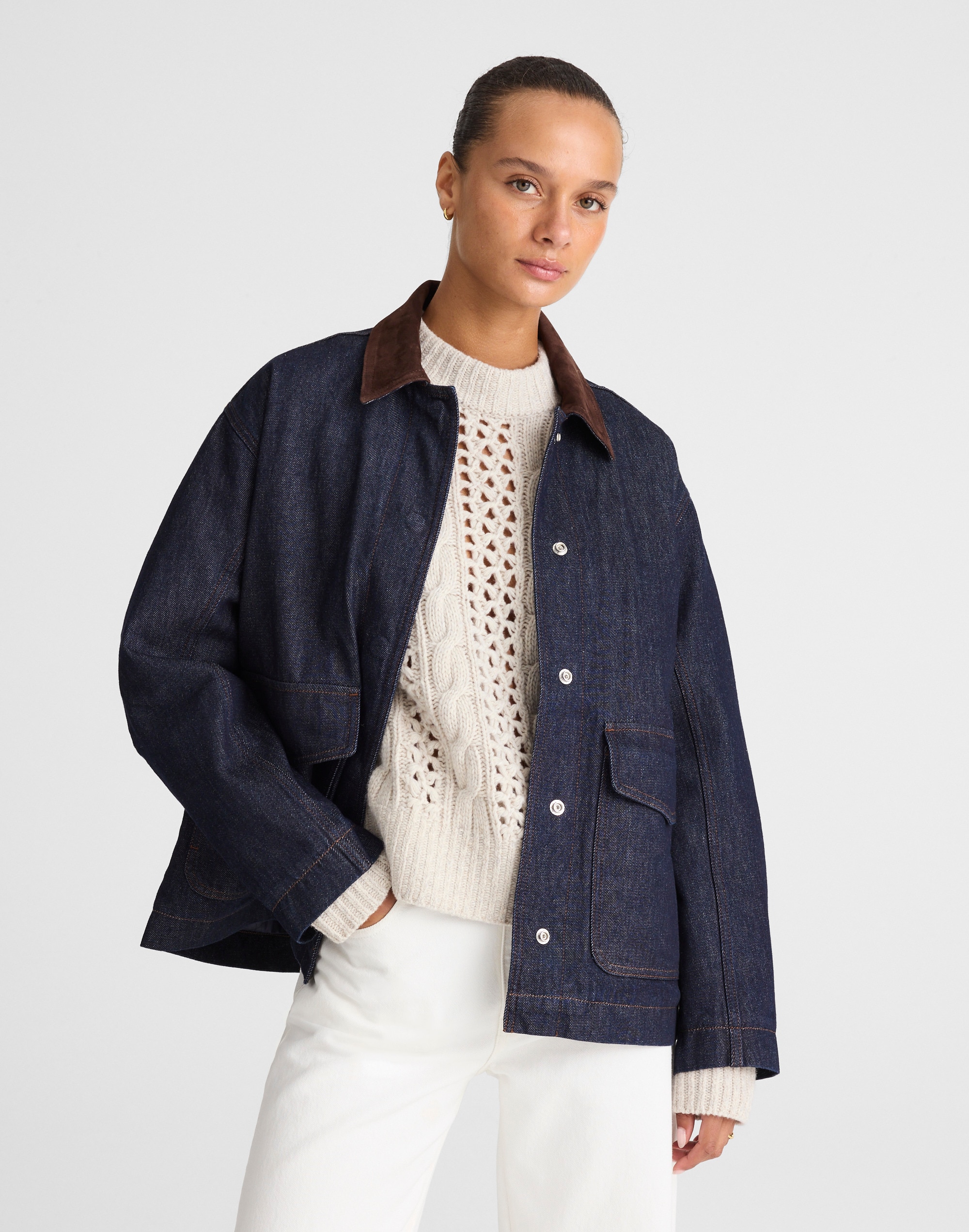 Madewell Denim Chore Jacket In Blue