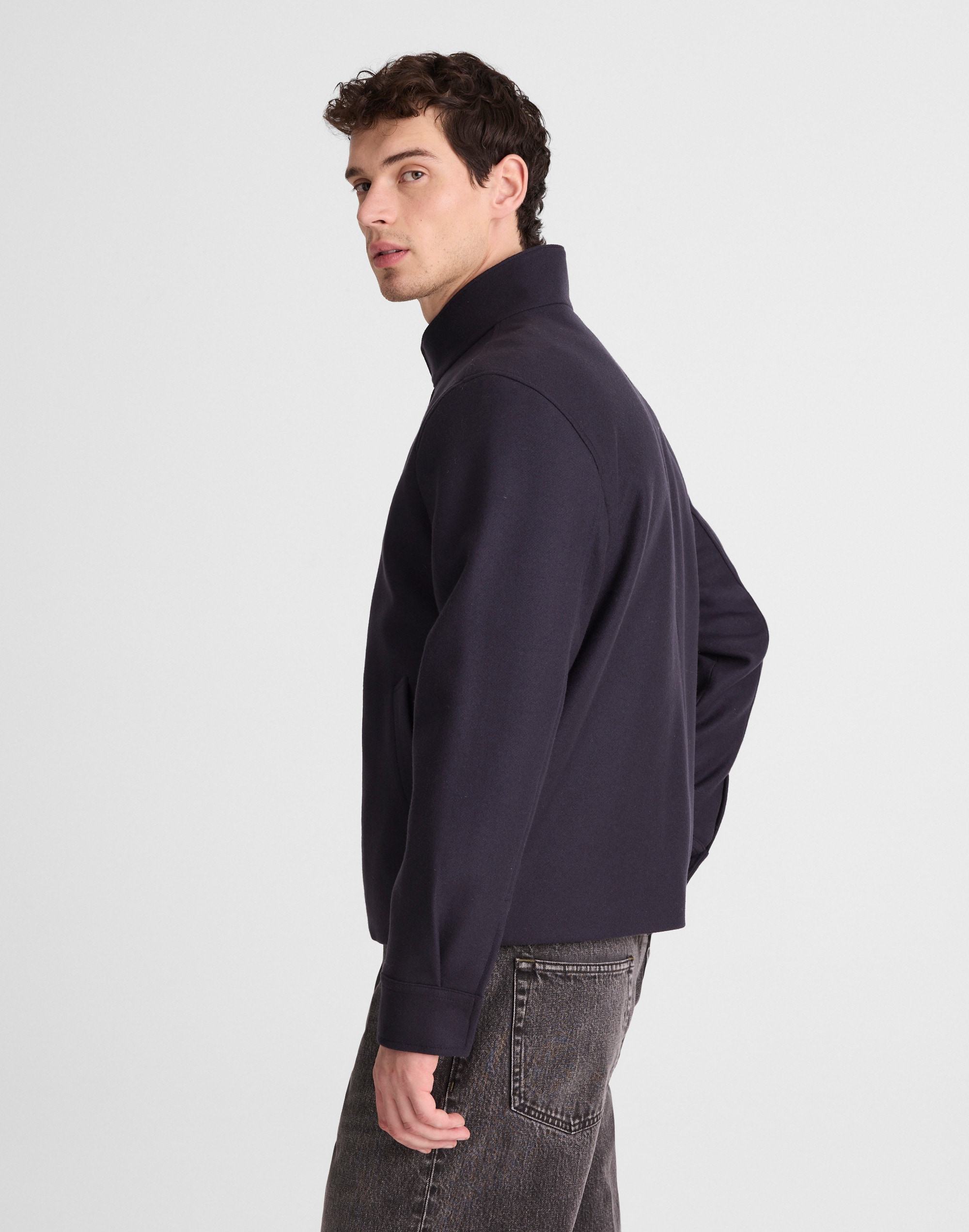 Harrington Jacket Wool Blend