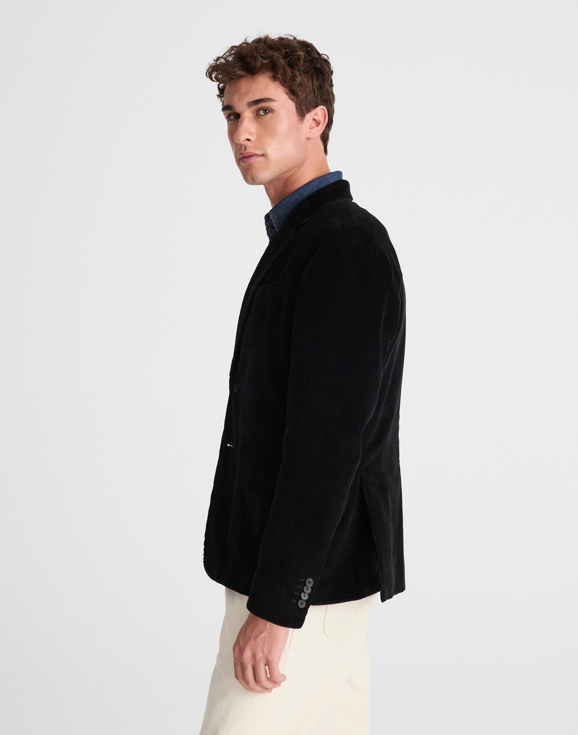 Unstructured Blazer Corduroy