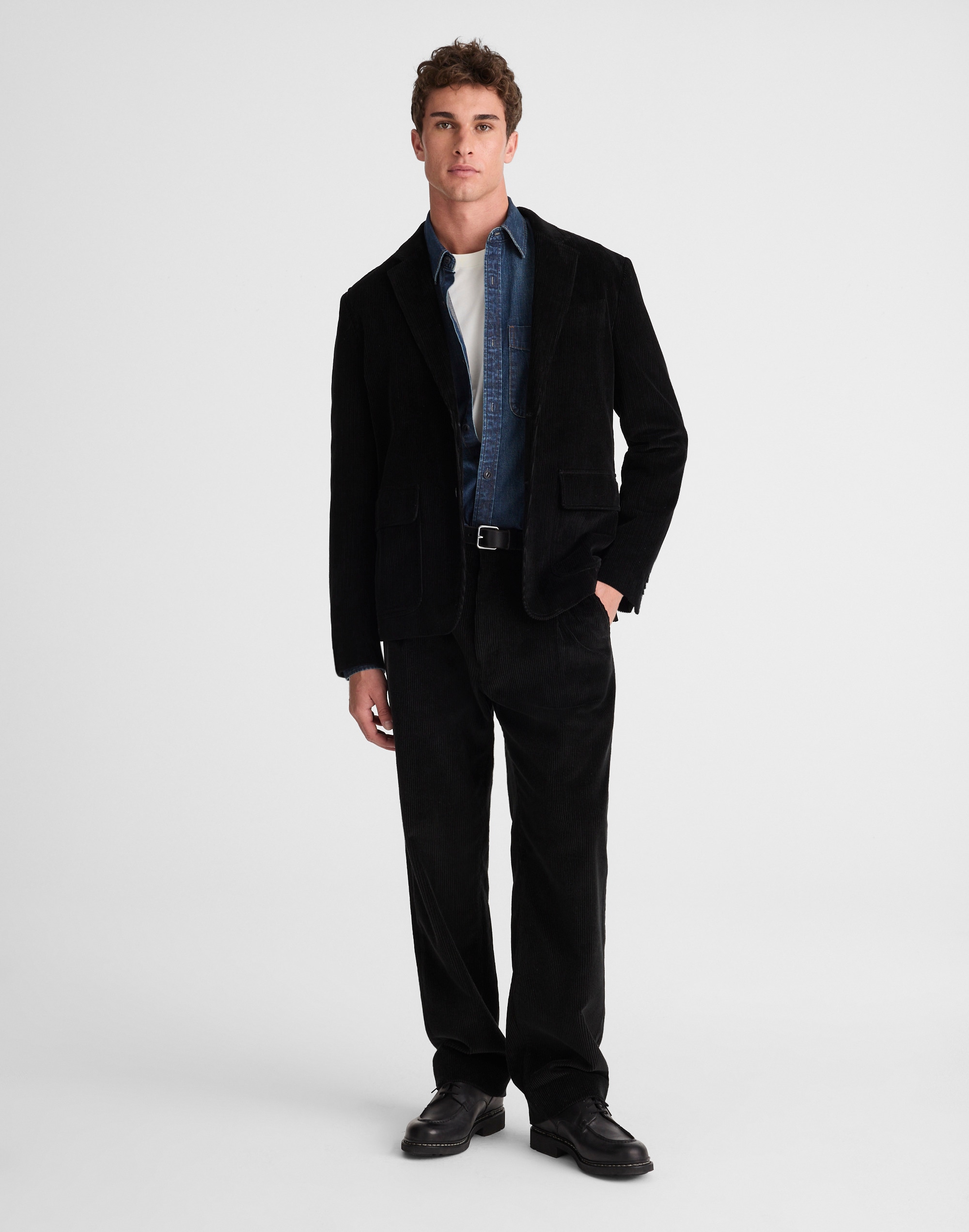 Unstructured Blazer Corduroy