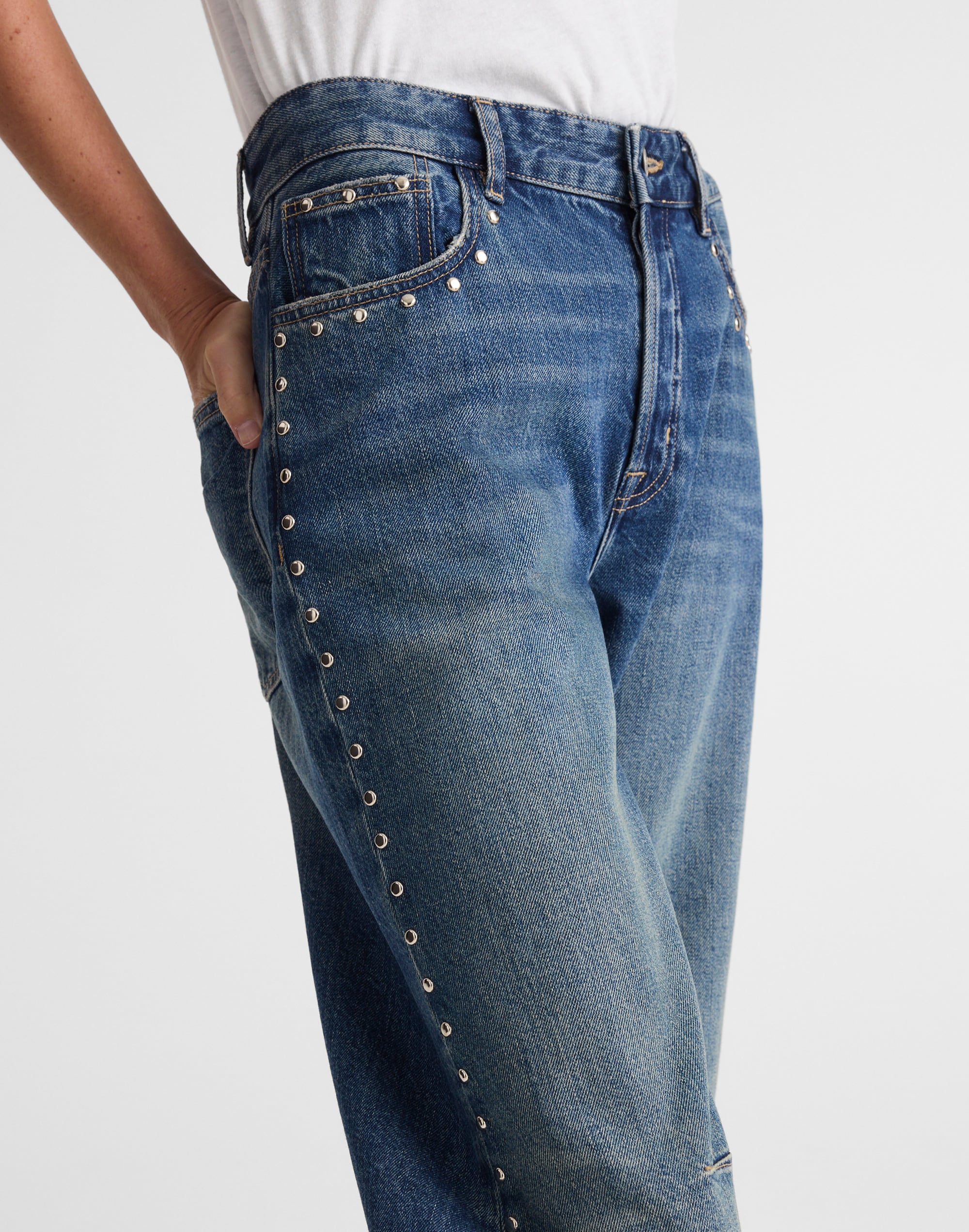 The Darted Barrel-Leg Jean