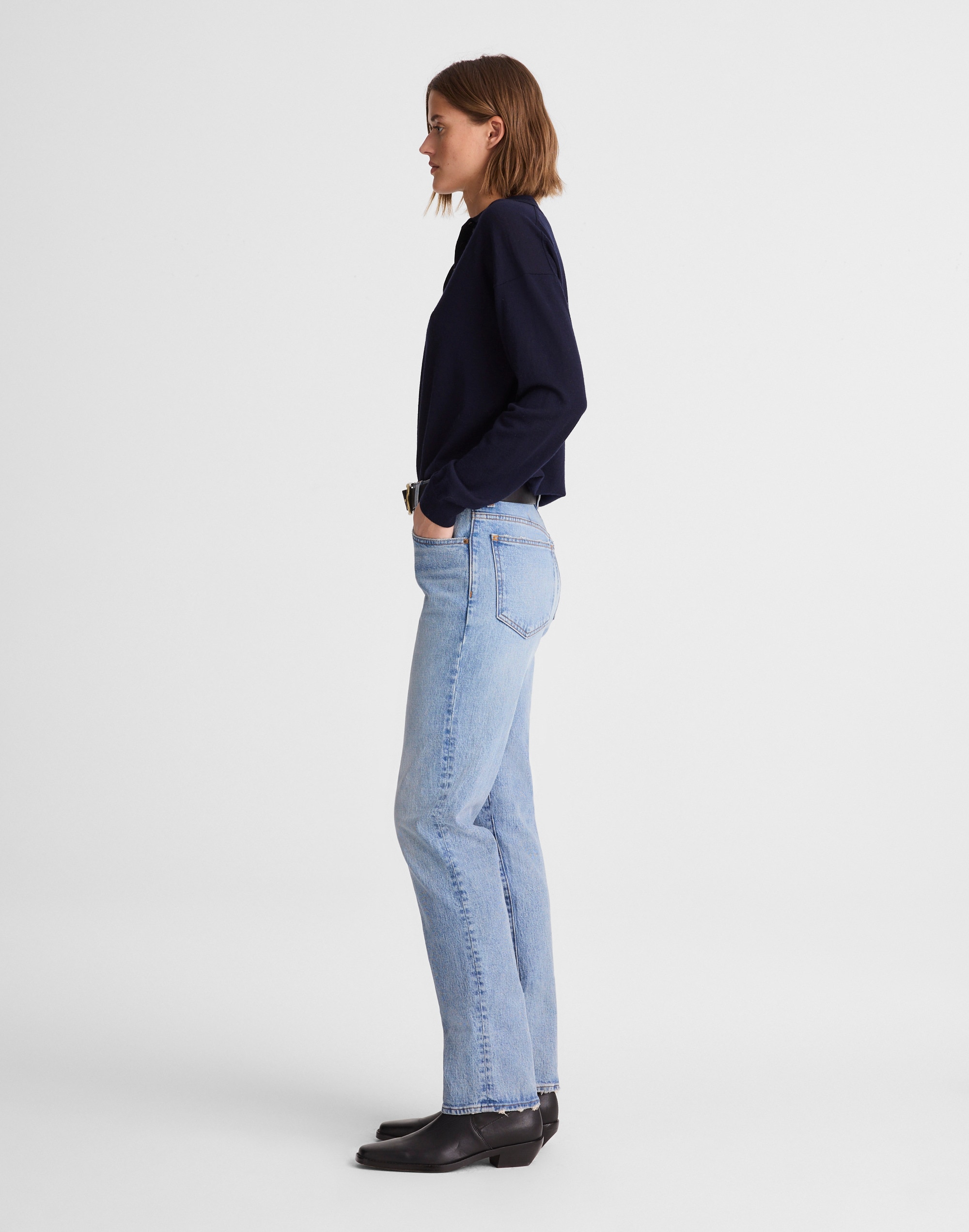 The Longline Straight Jean