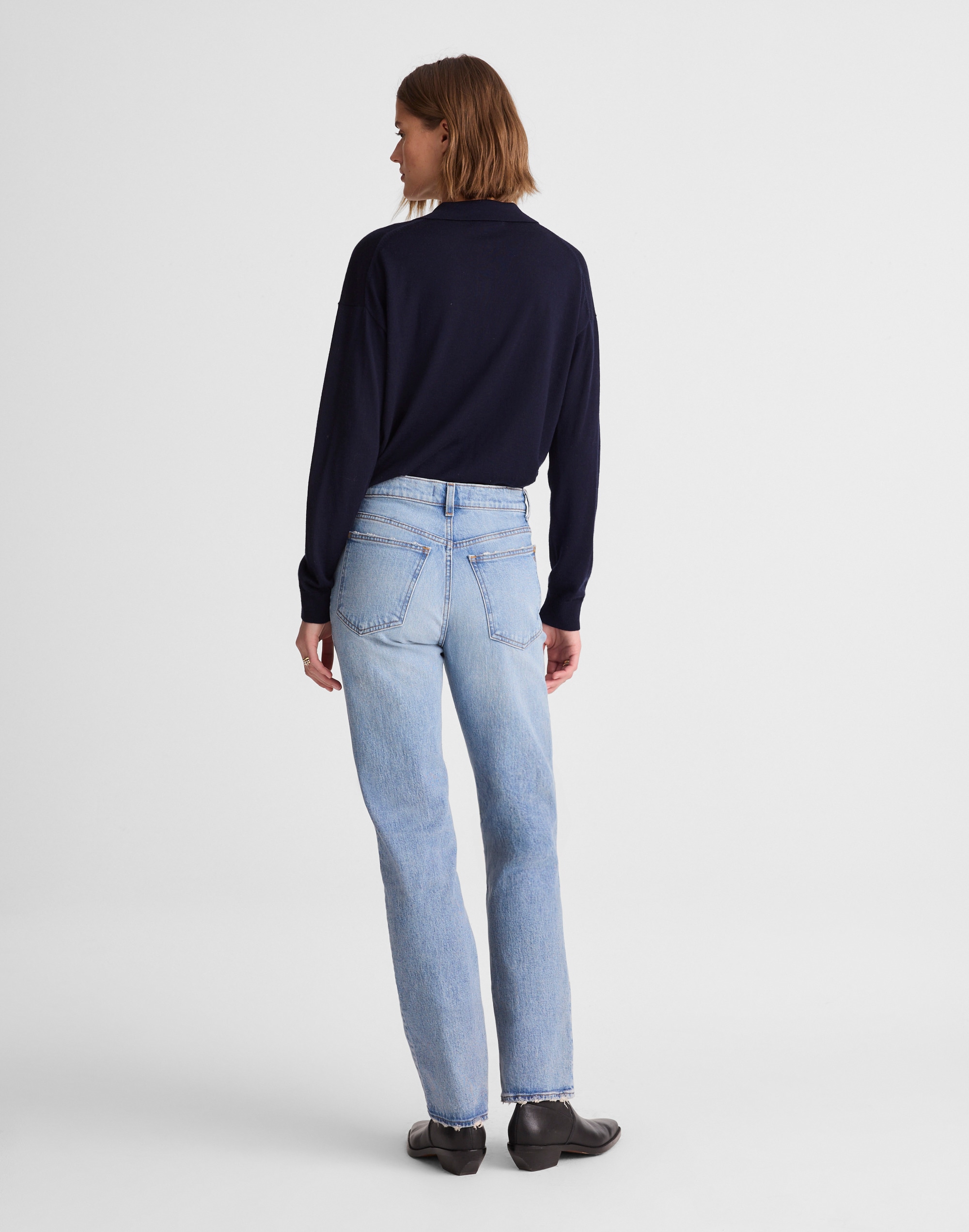 The Longline Straight Jean