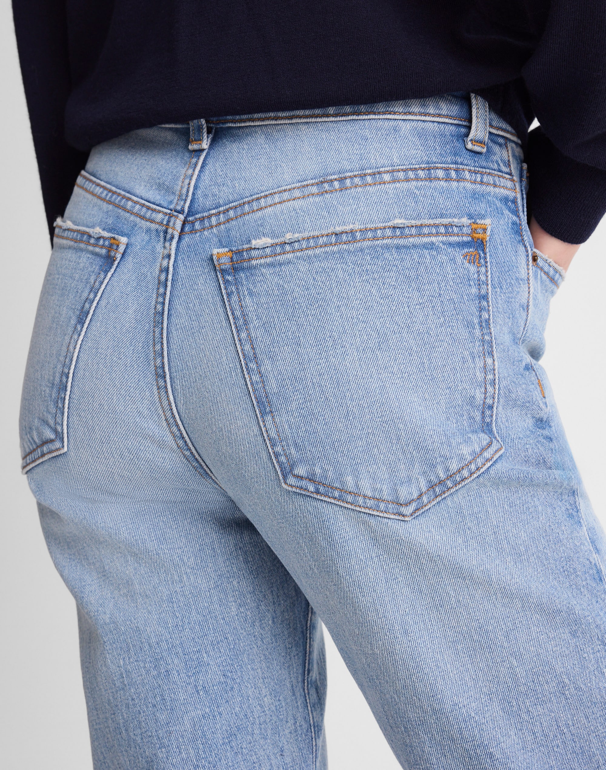 The Petite Longline Straight Jean